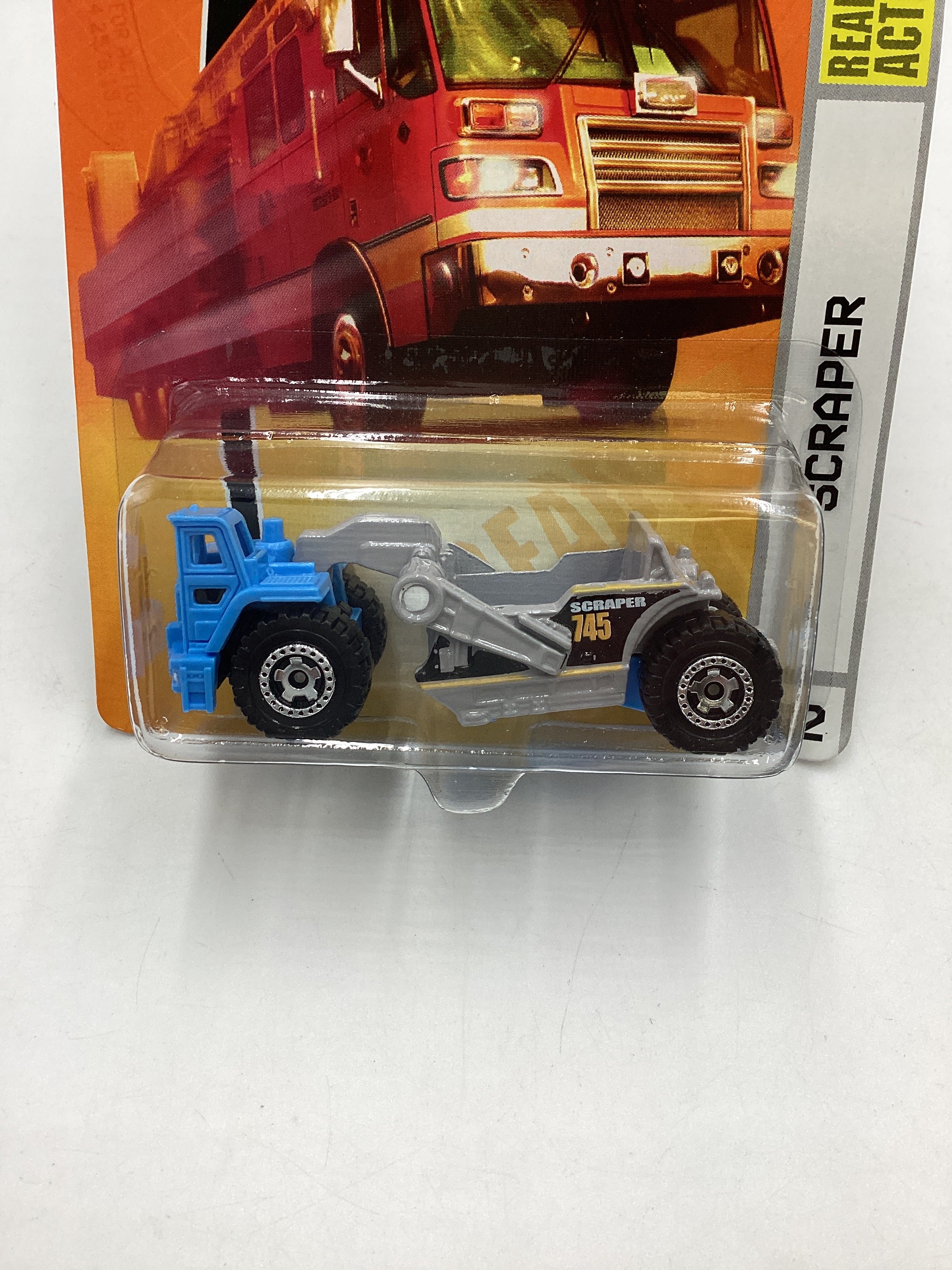 Matchbox Construction #62 Scraper Light Blue 206G - Image 3