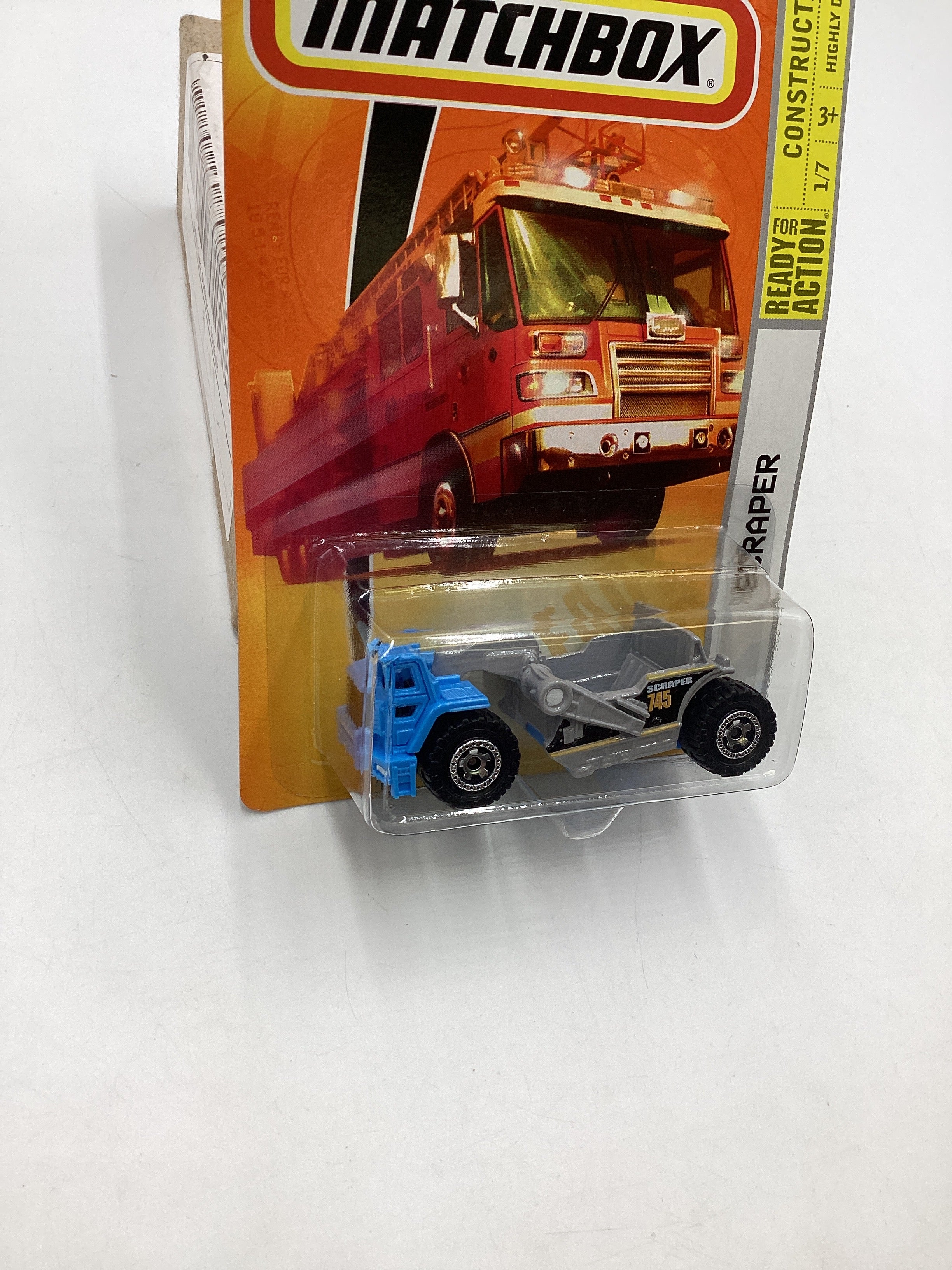 Matchbox Construction #62 Scraper Light Blue 206G - Image 4