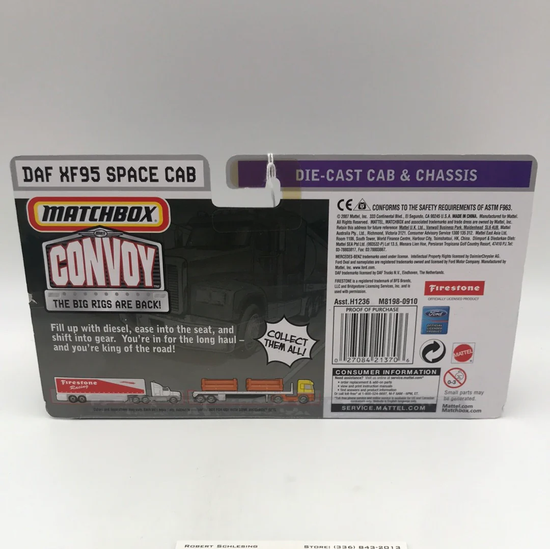Matchbox Convoy Daf XF95 Space Cab Cargo couriers Vhtf 168A - Image 5