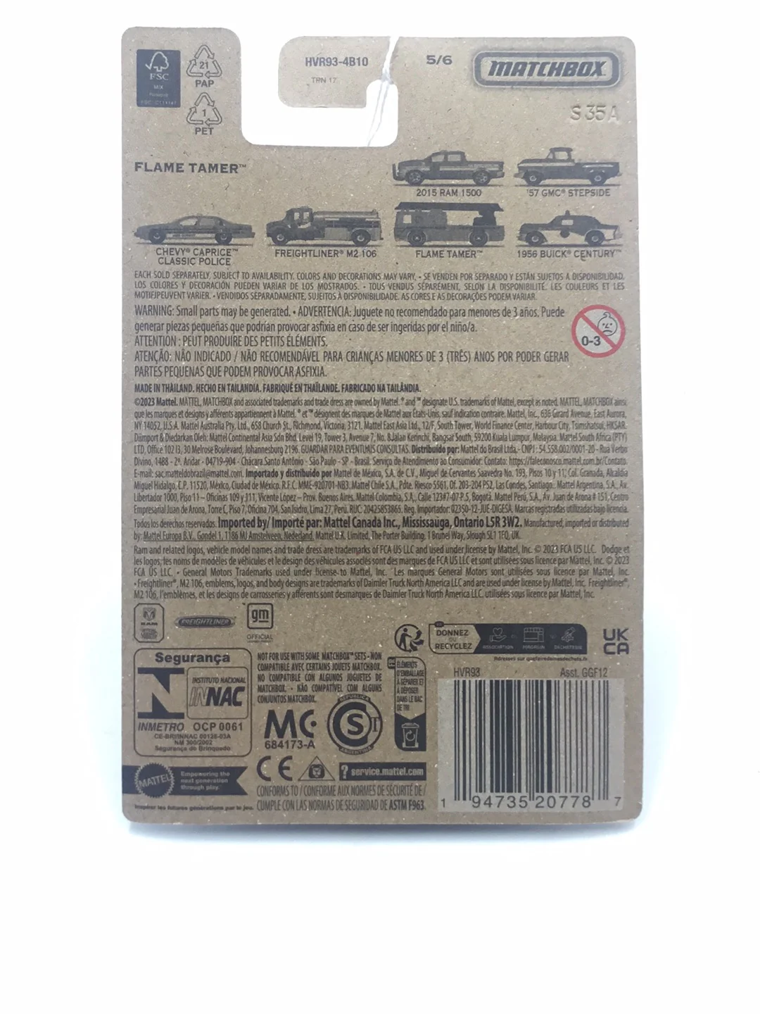 Matchbox County Rescue Flame Tamer 158i - Image 6
