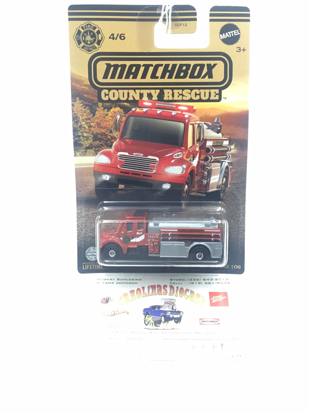Matchbox County Rescue Freightliner M2 106 161Q