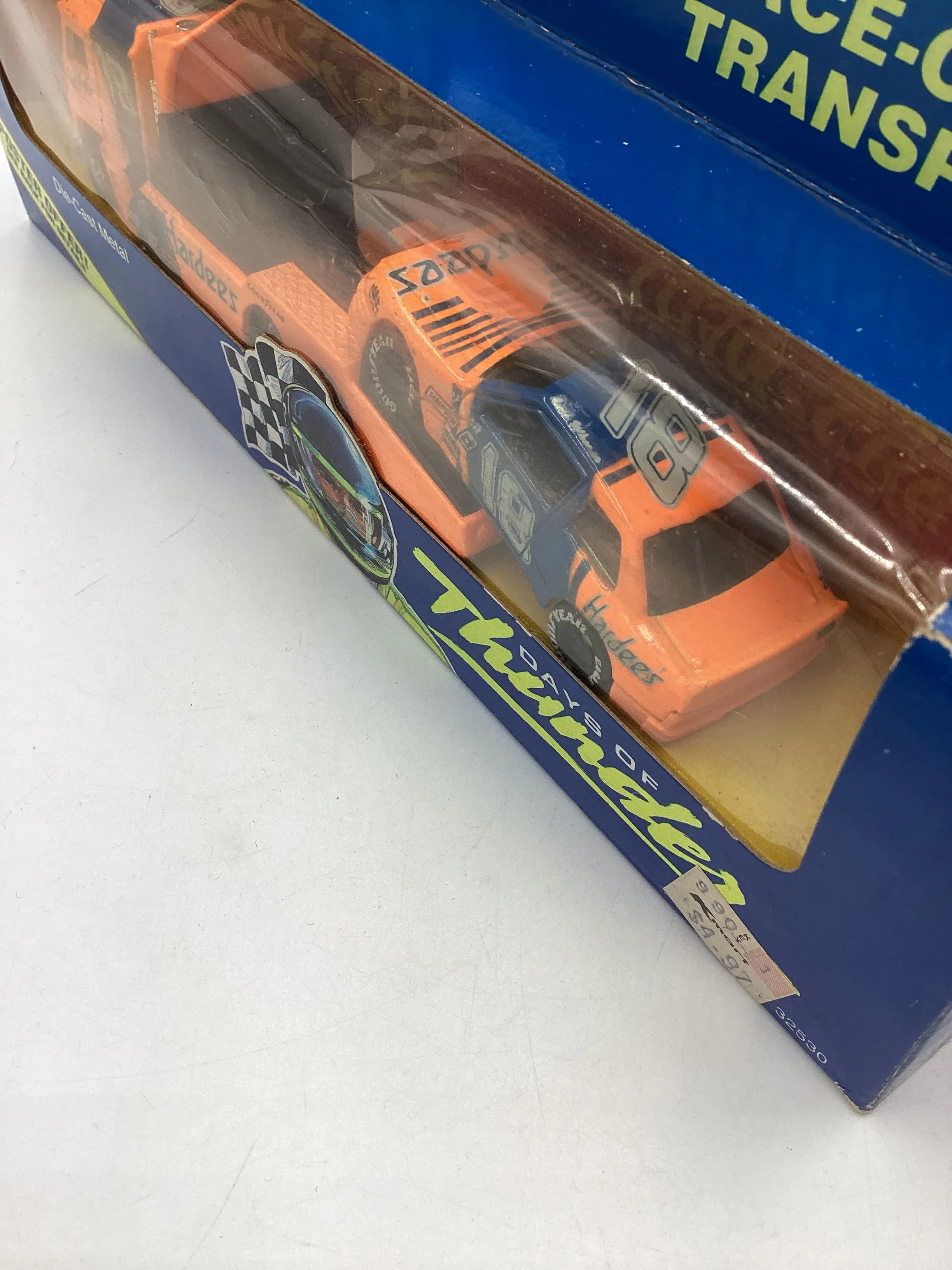 Matchbox Days of Thunder #32530 Race Car Transporter Hardees SR - Image 10