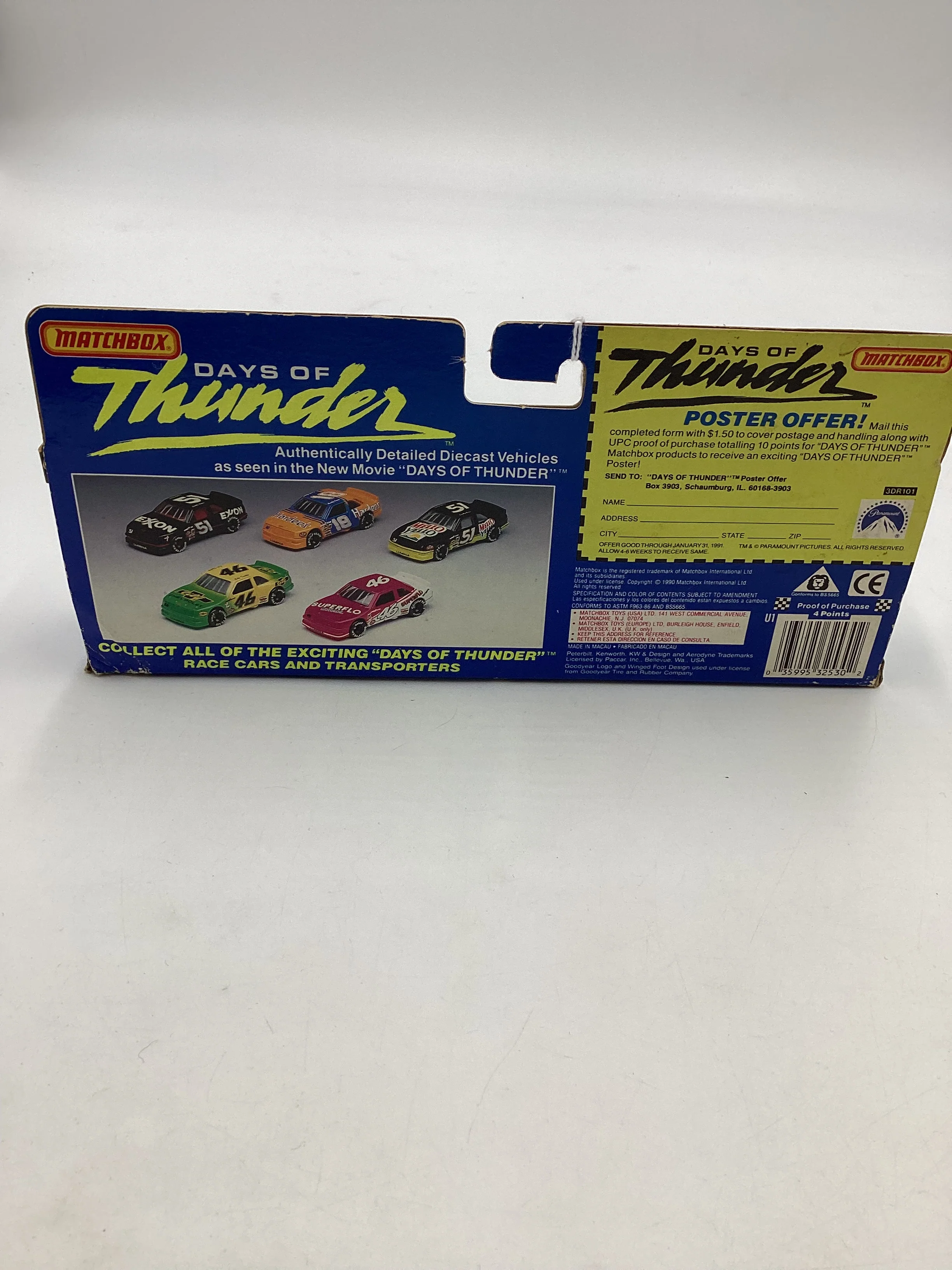Matchbox Days of Thunder #32530 Race Car Transporter Hardees SR - Image 11