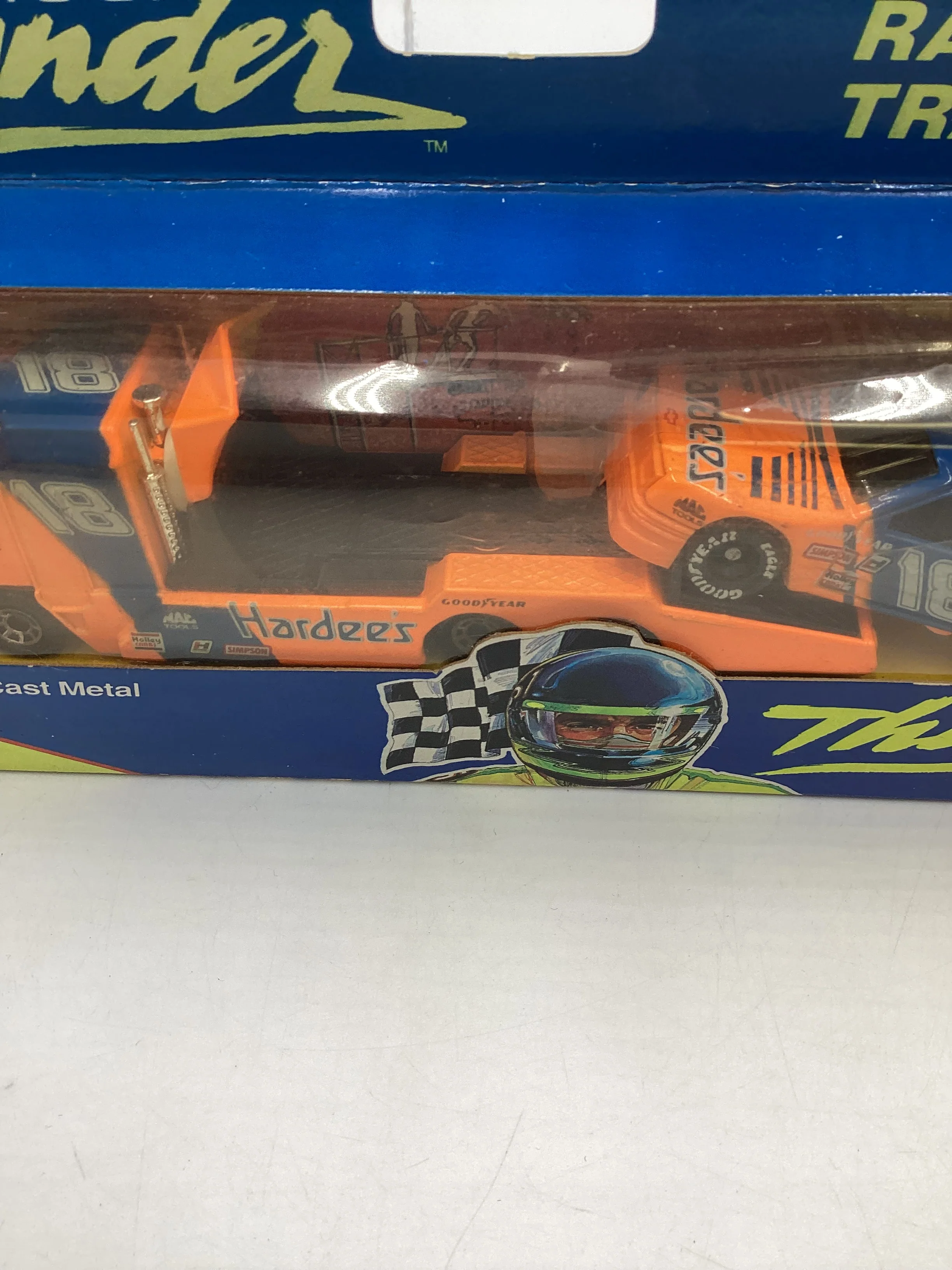 Matchbox Days of Thunder #32530 Race Car Transporter Hardees SR - Image 4