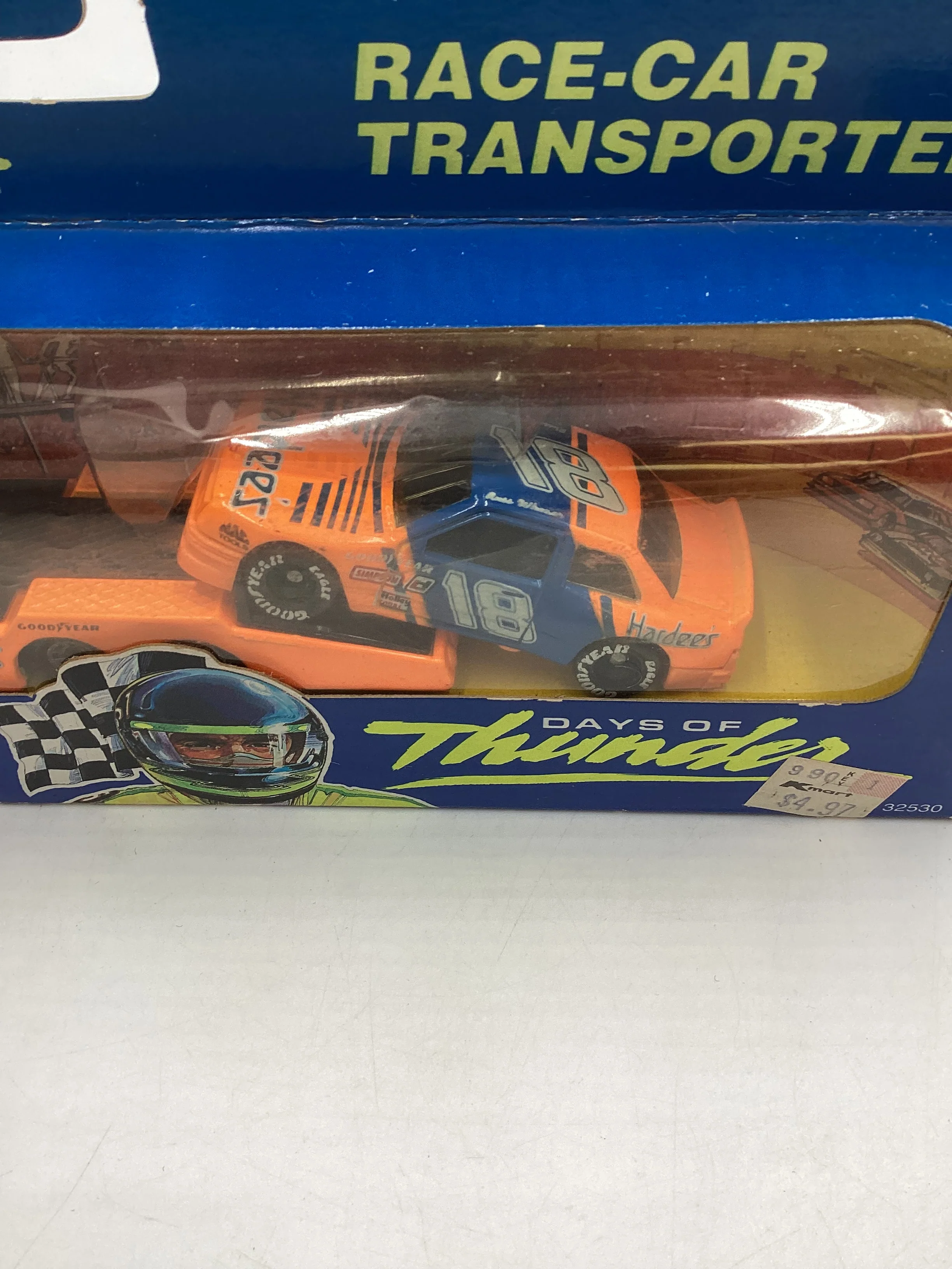 Matchbox Days of Thunder #32530 Race Car Transporter Hardees SR - Image 5