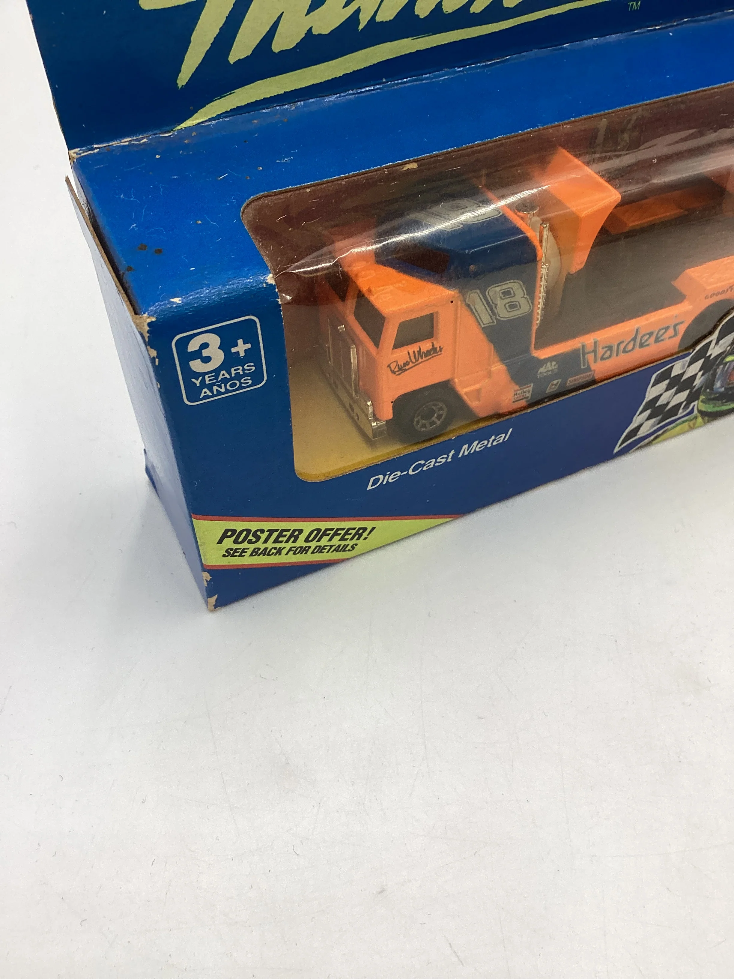 Matchbox Days of Thunder #32530 Race Car Transporter Hardees SR - Image 9