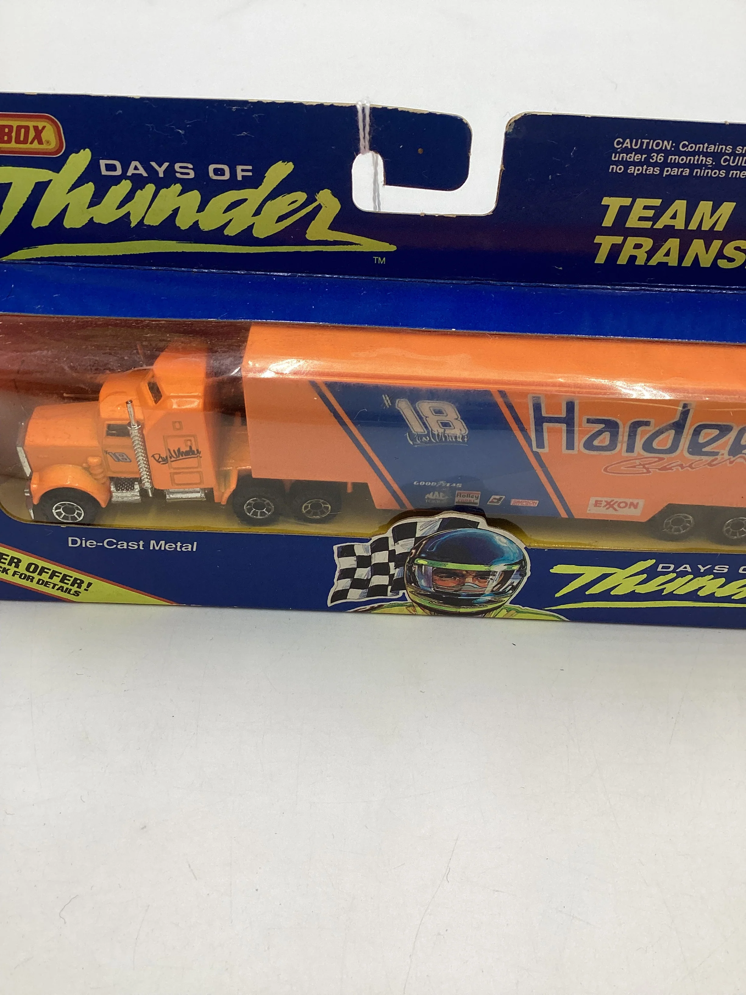 Matchbox Days of Thunder #32560 Team Transports Hardees SR - Image 5