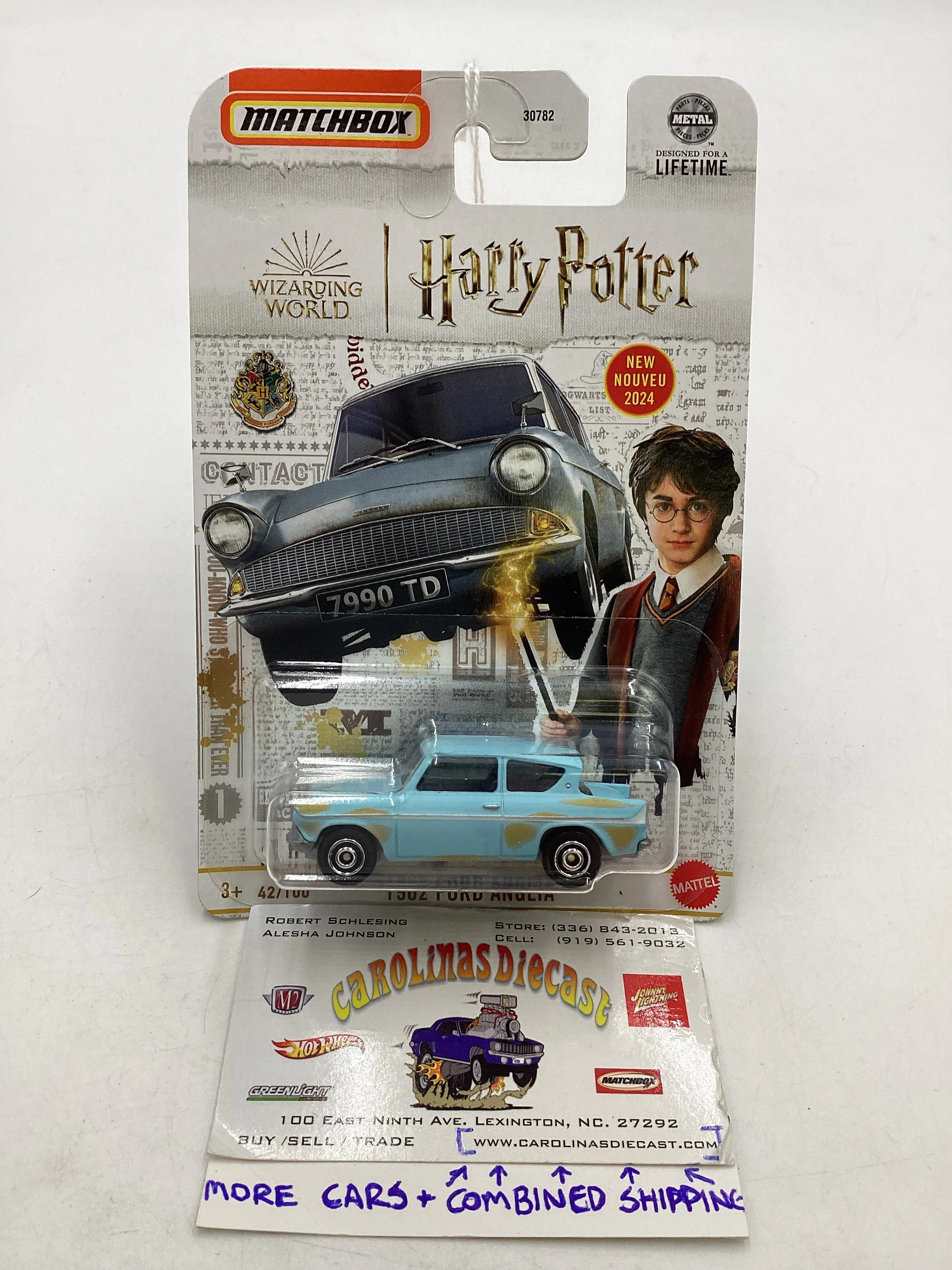 Matchbox Harry Potter 1962 Ford Anglia 161K