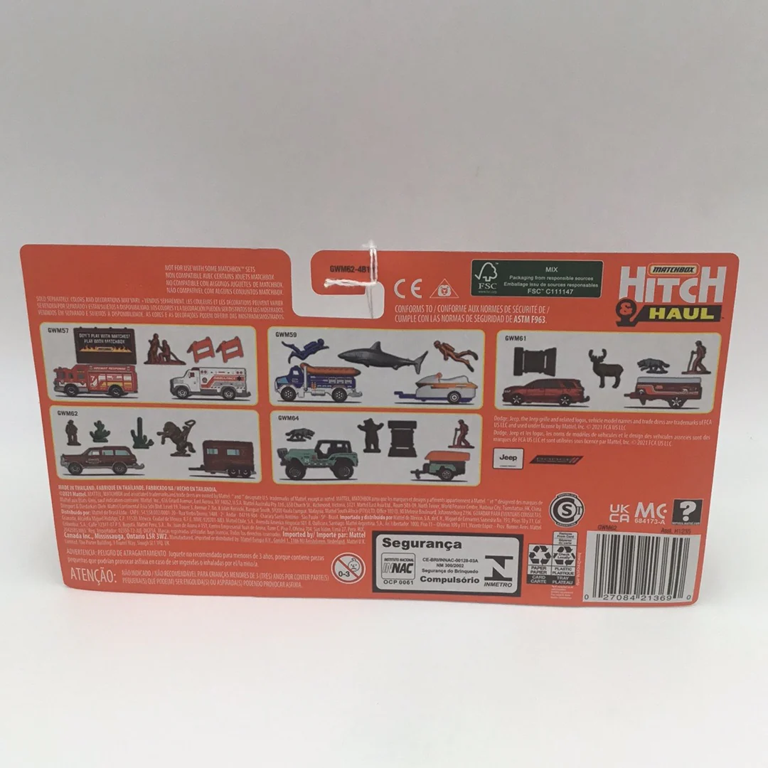 Matchbox Hitch & Haul MBX Rodeo variation B  grey cowboy 6/8 SR - Image 4