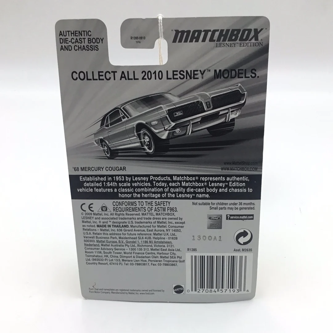 Matchbox Lesley Edition 68 Mercury Cougar R5 - Image 5