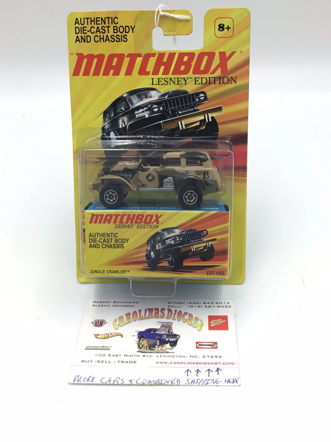 Matchbox Lesley Edition Jungle Crawler 174G