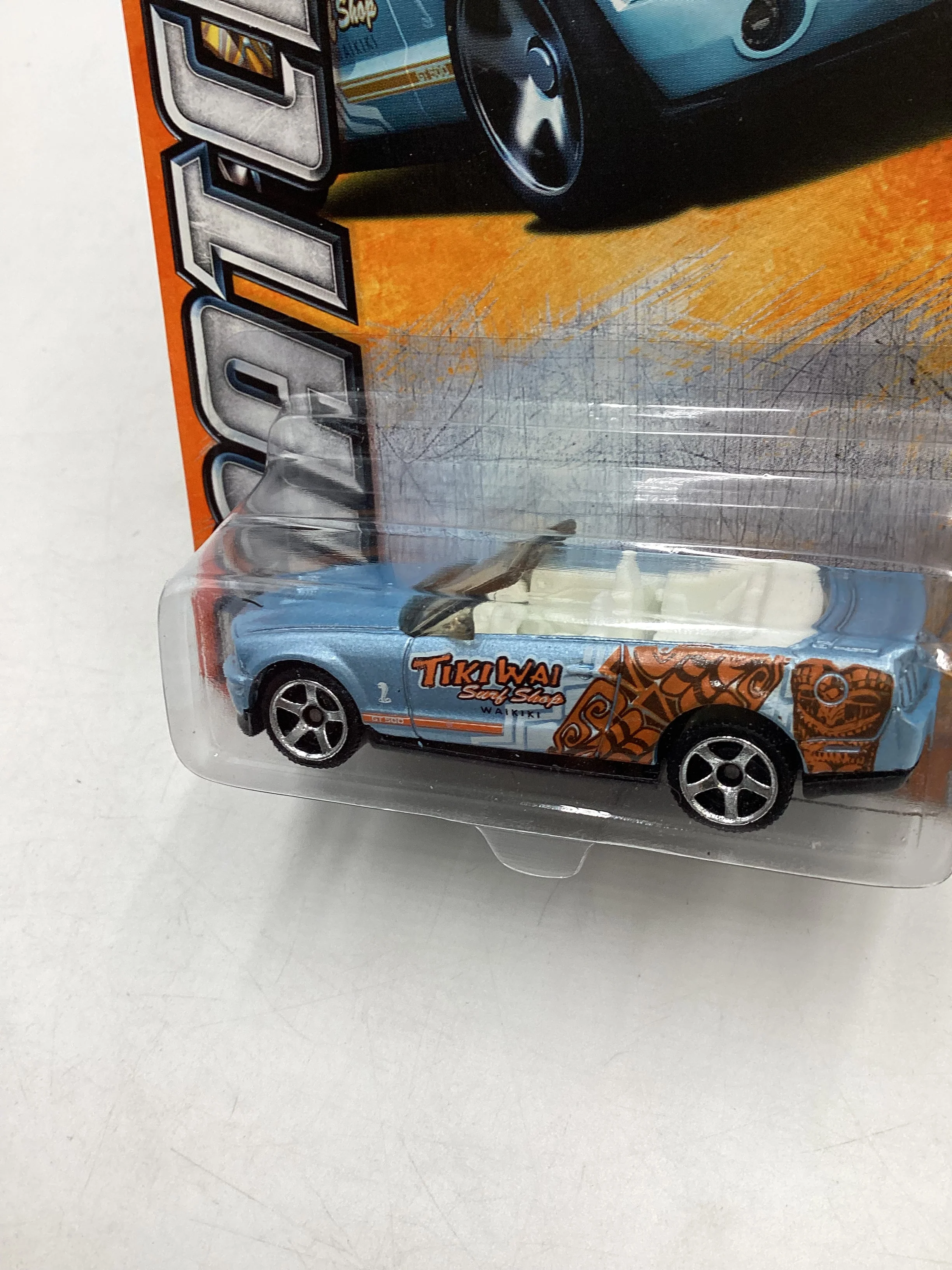 Matchbox MBX Beach #6 Ford Shelby GT500 Light Blue 208E - Image 4