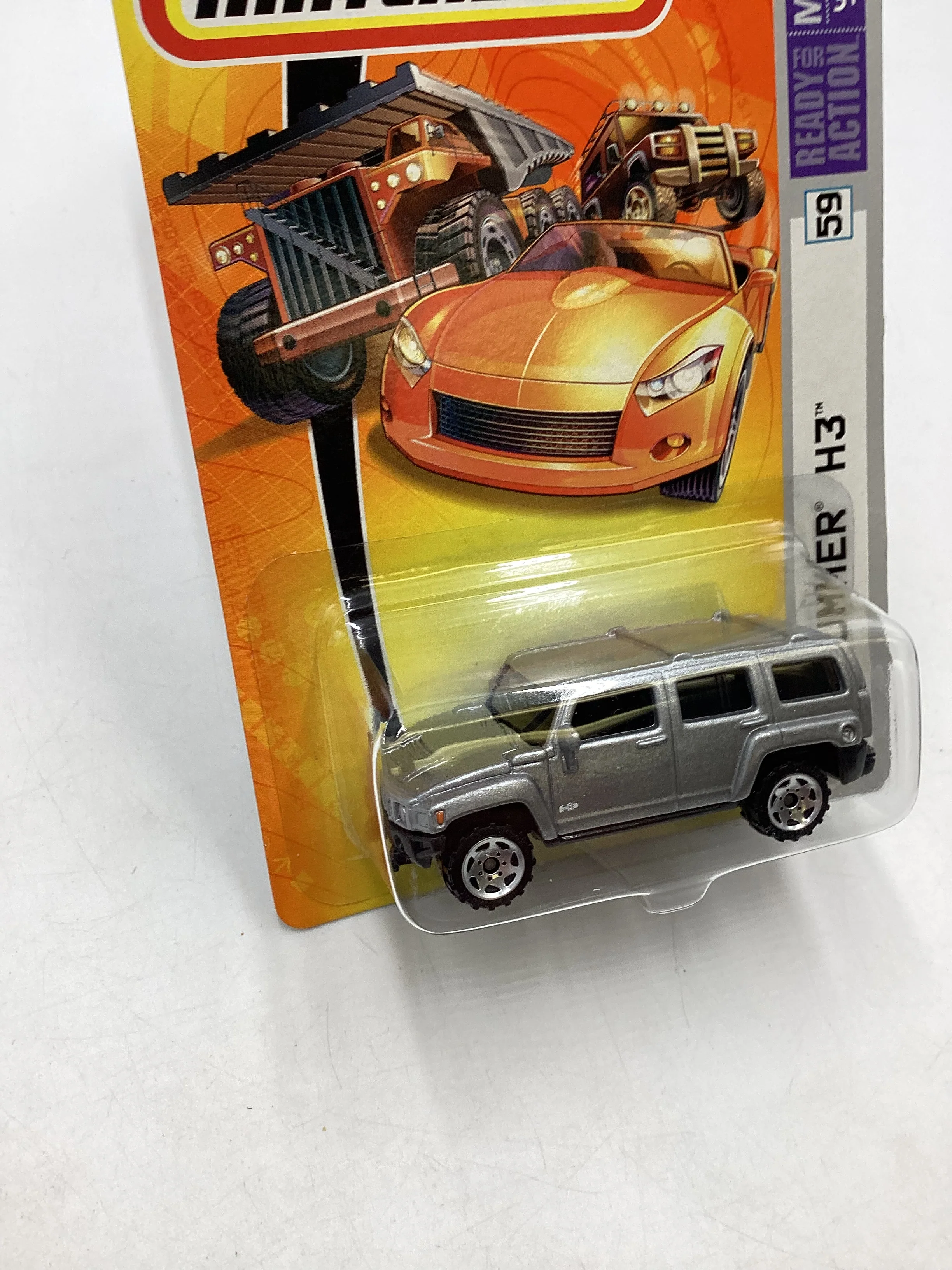 Matchbox MBX Metal #59 Hummer H3 Silver 210C - Image 5
