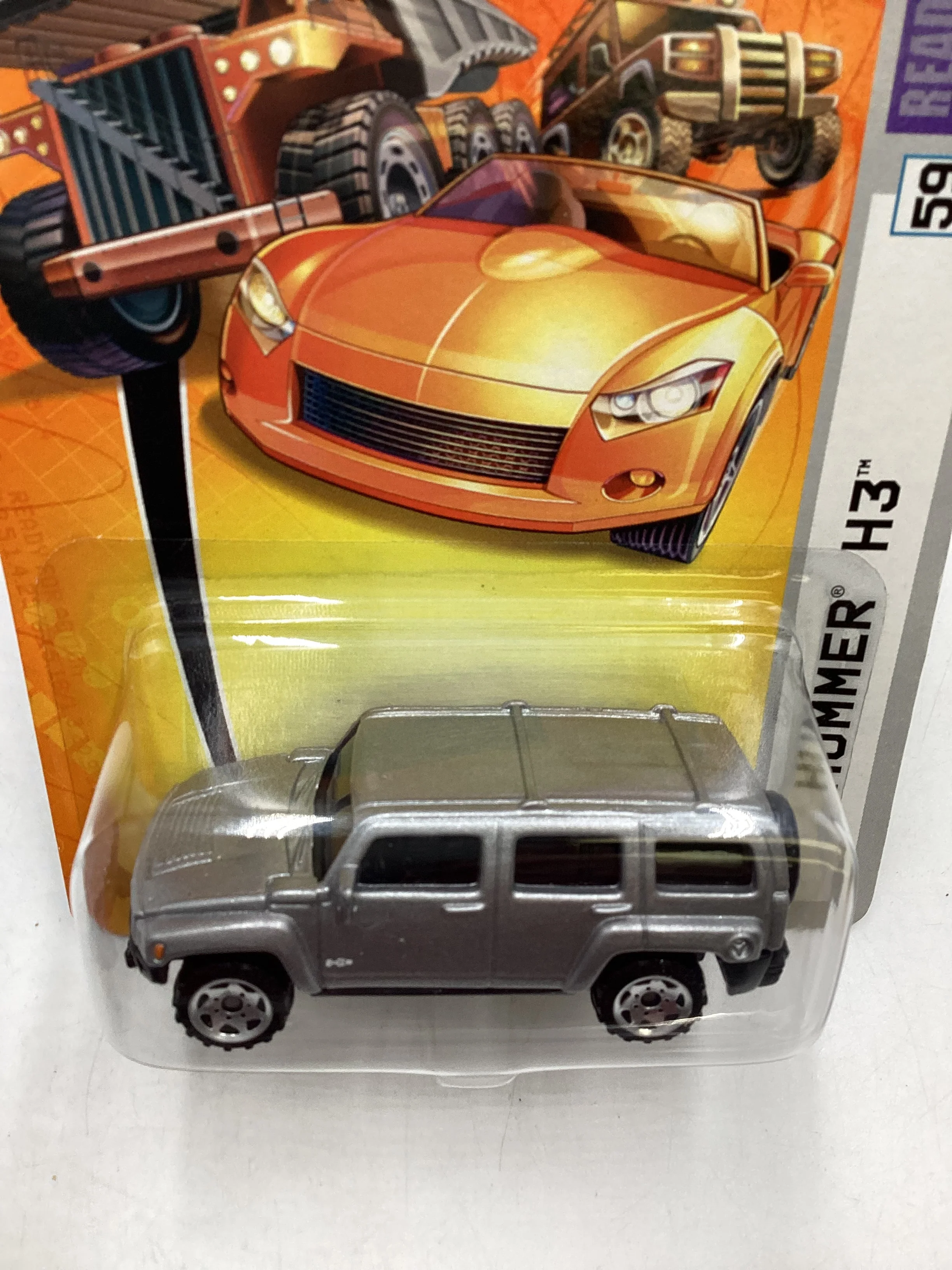 Matchbox MBX Metal #59 Hummer H3 Silver 210C - Image 6
