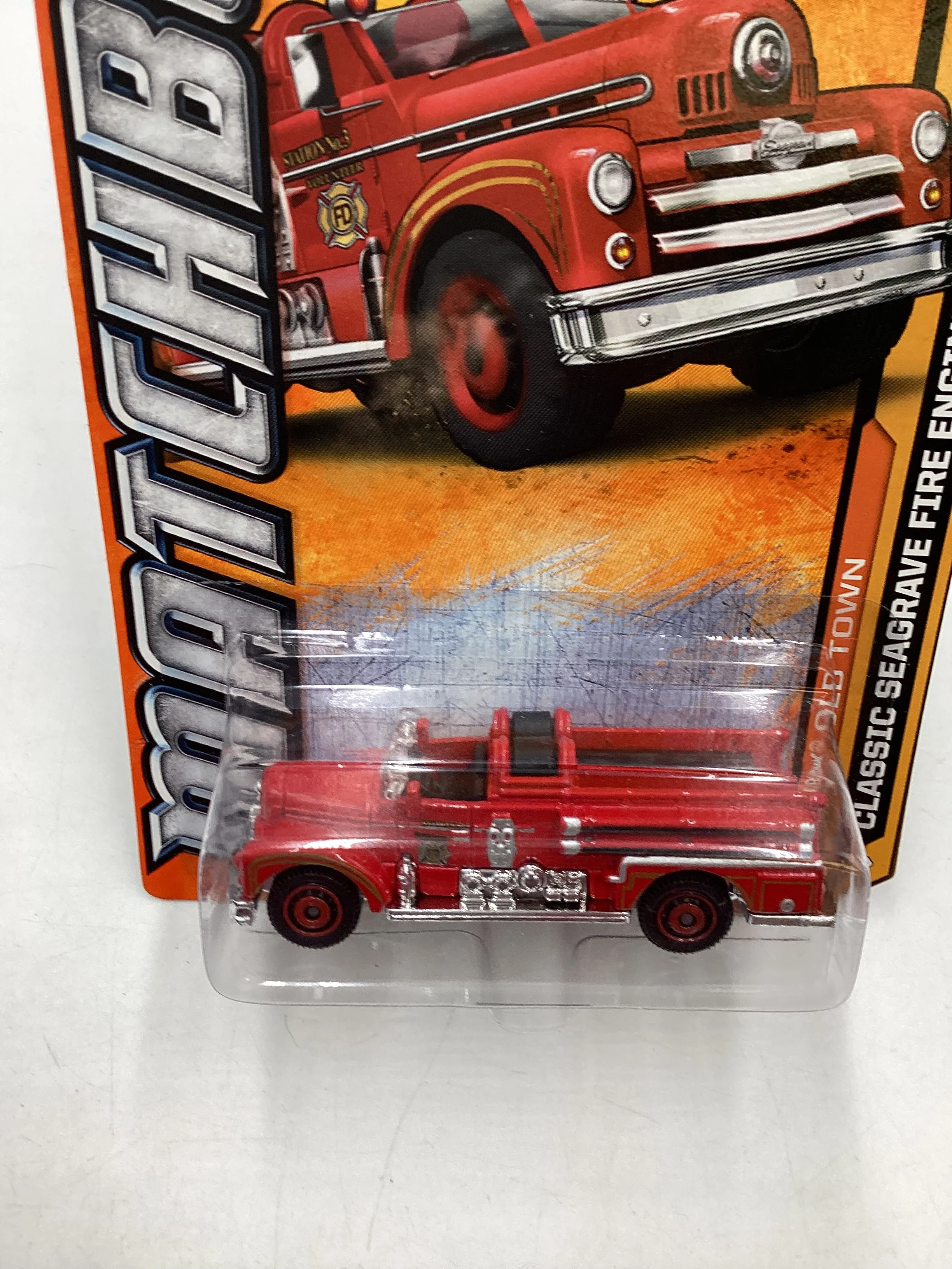 Matchbox MBX Old Town #10 Classic Seagrave Fire Engine Red 206C - Image 6