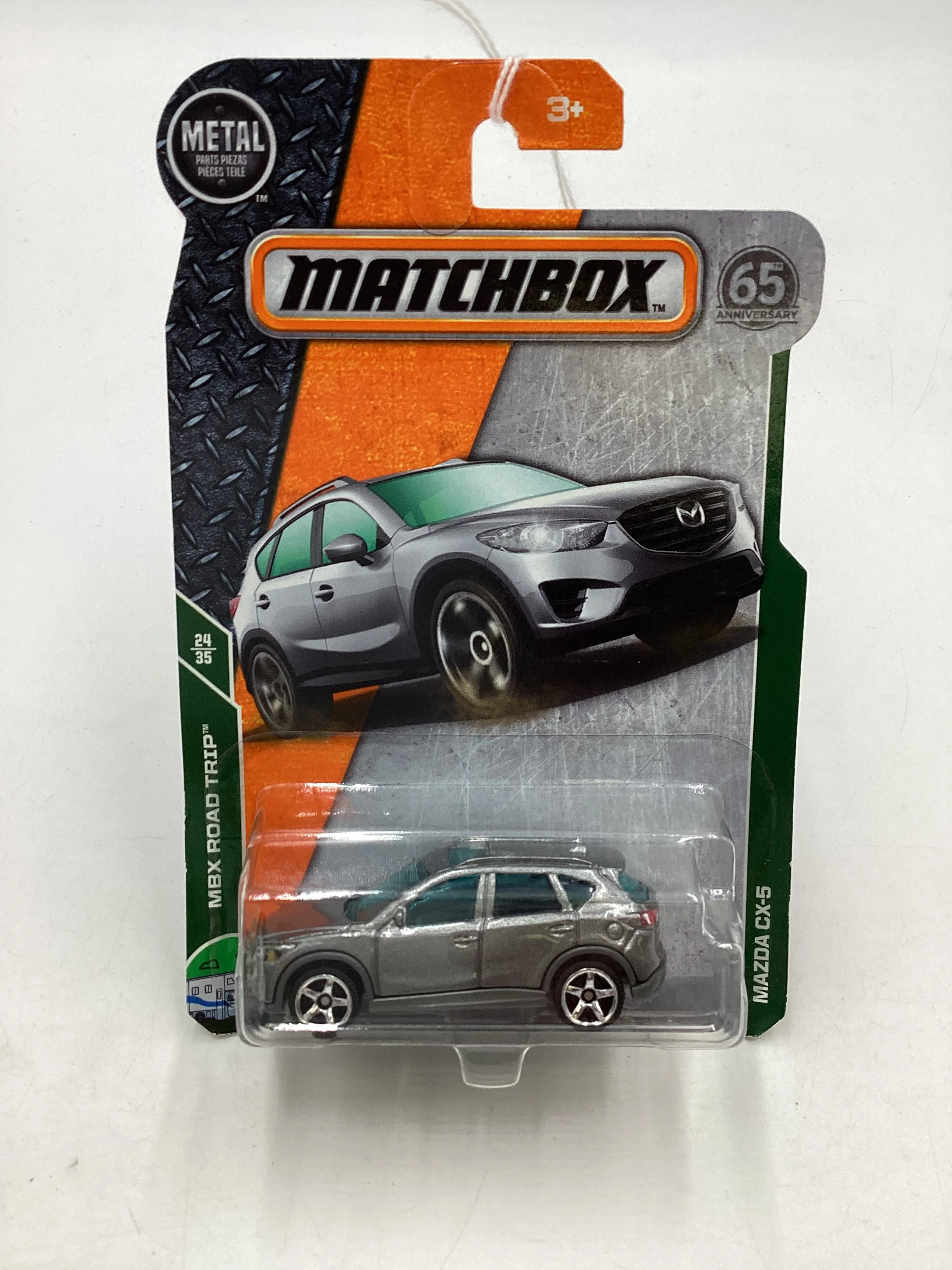 Matchbox MBX Road Trip #24 Mazda CX-5 Gray 208E - Image 2