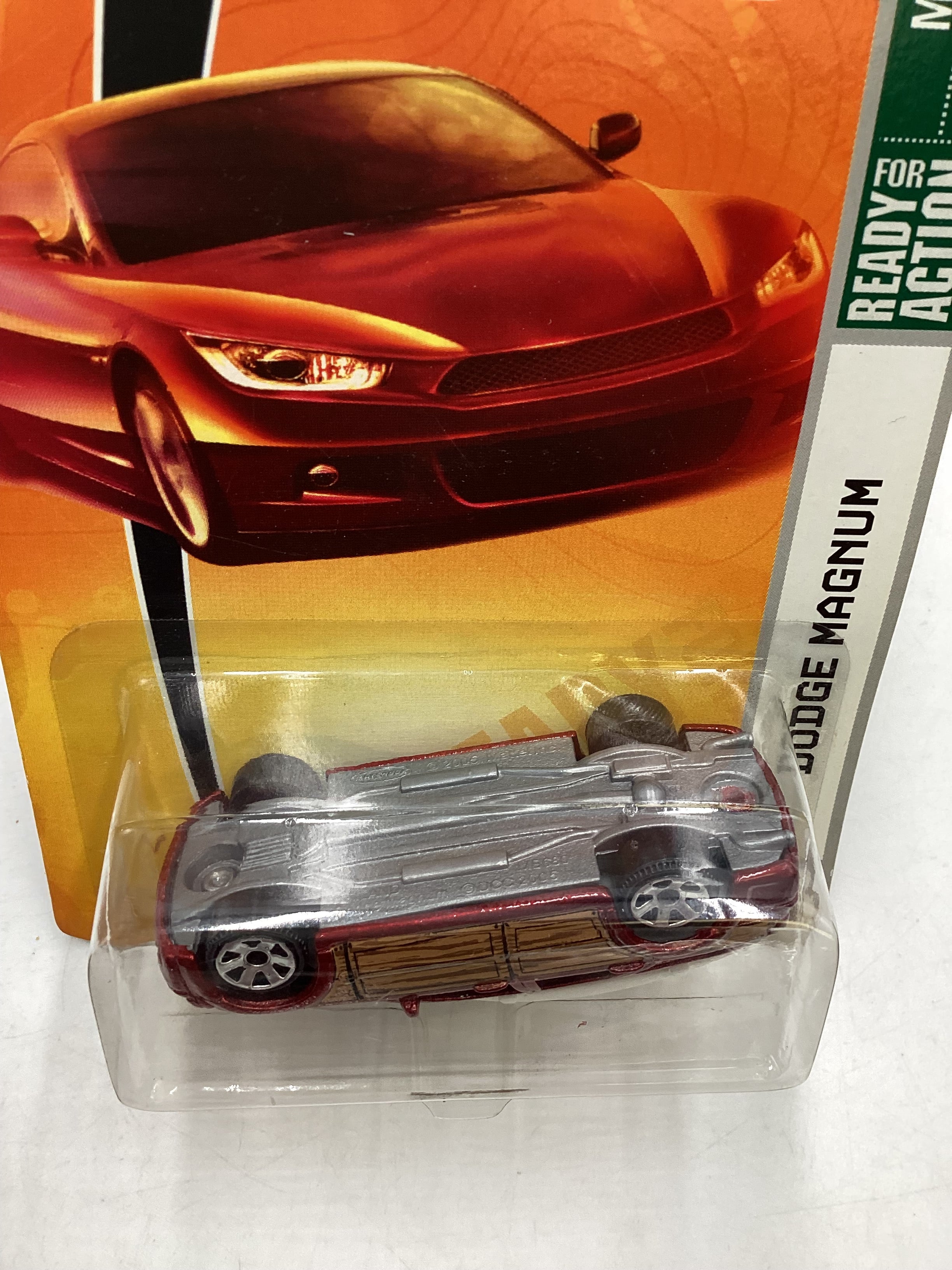 Matchbox Metro Rides #29 Dodge Magnum Red (Upside Down) 208B - Image 6
