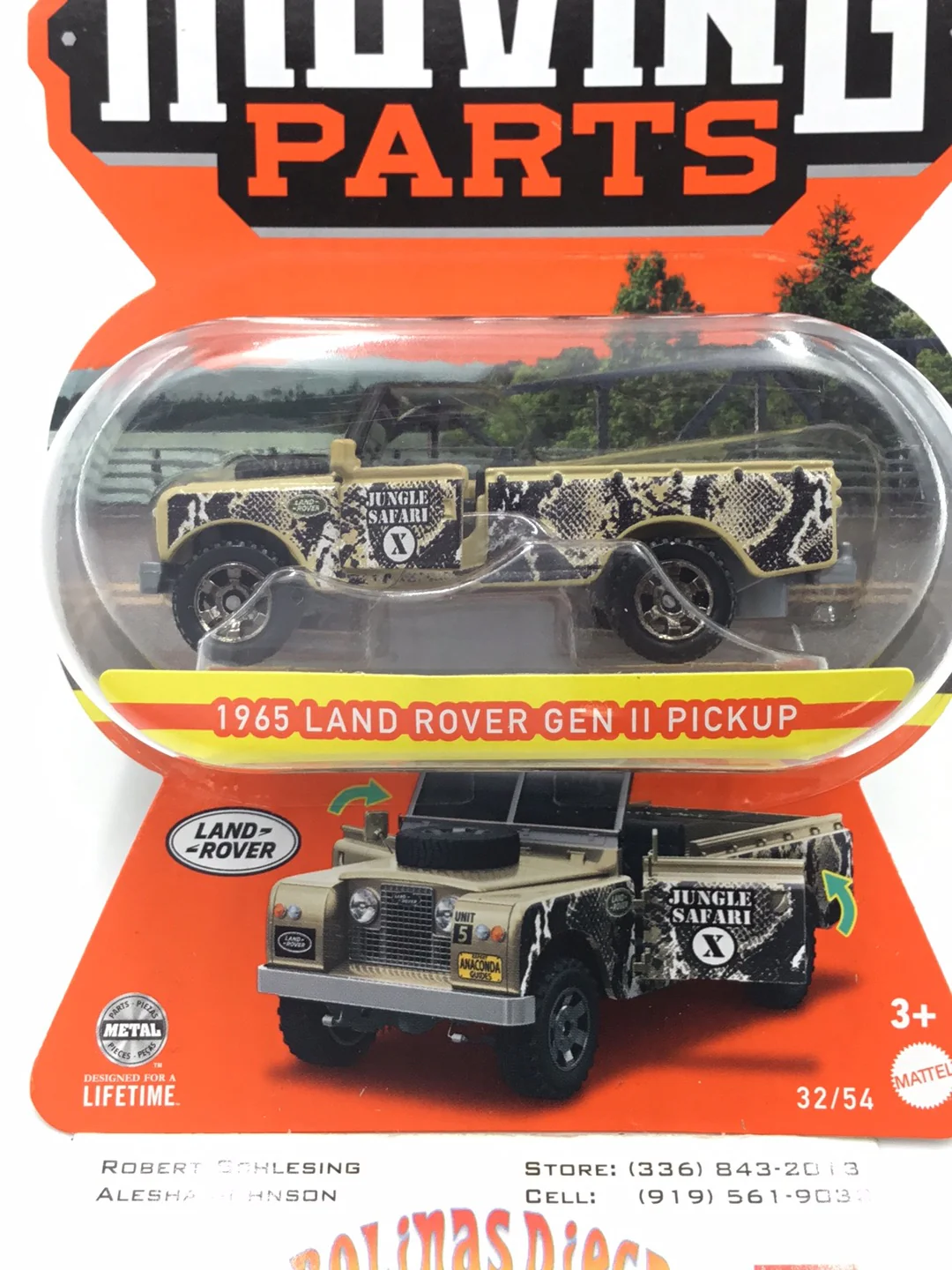 Matchbox Moving Parts 1965 Land Rover Gen II Pickup 172F - Image 2