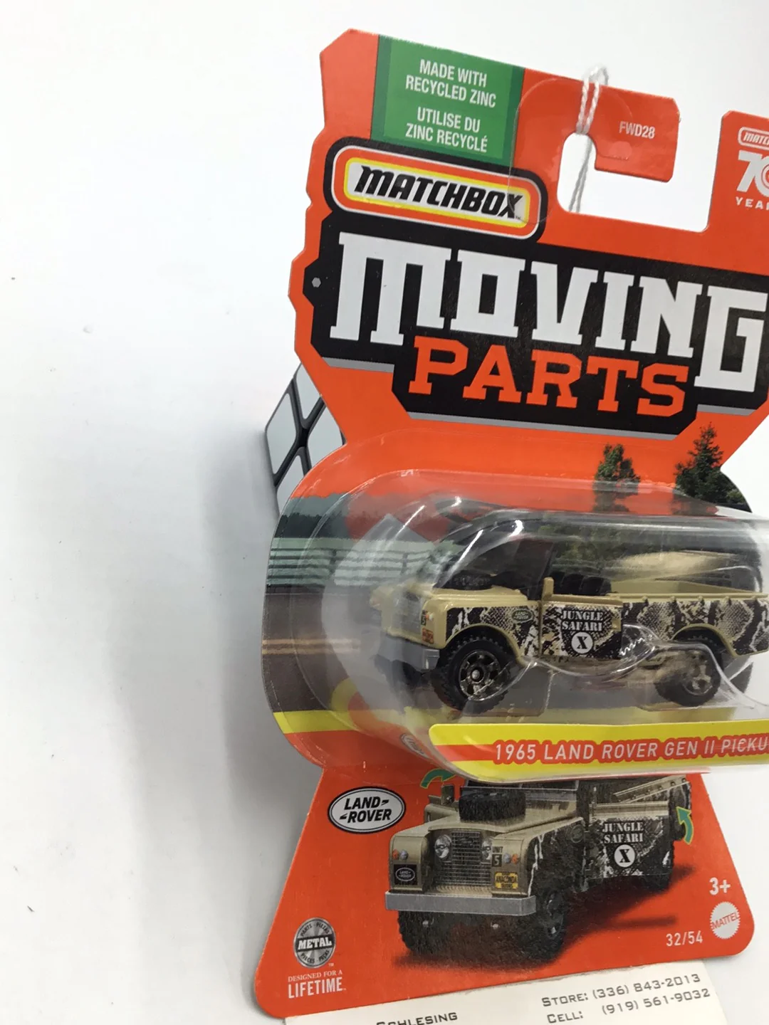 Matchbox Moving Parts 1965 Land Rover Gen II Pickup 172F - Image 3