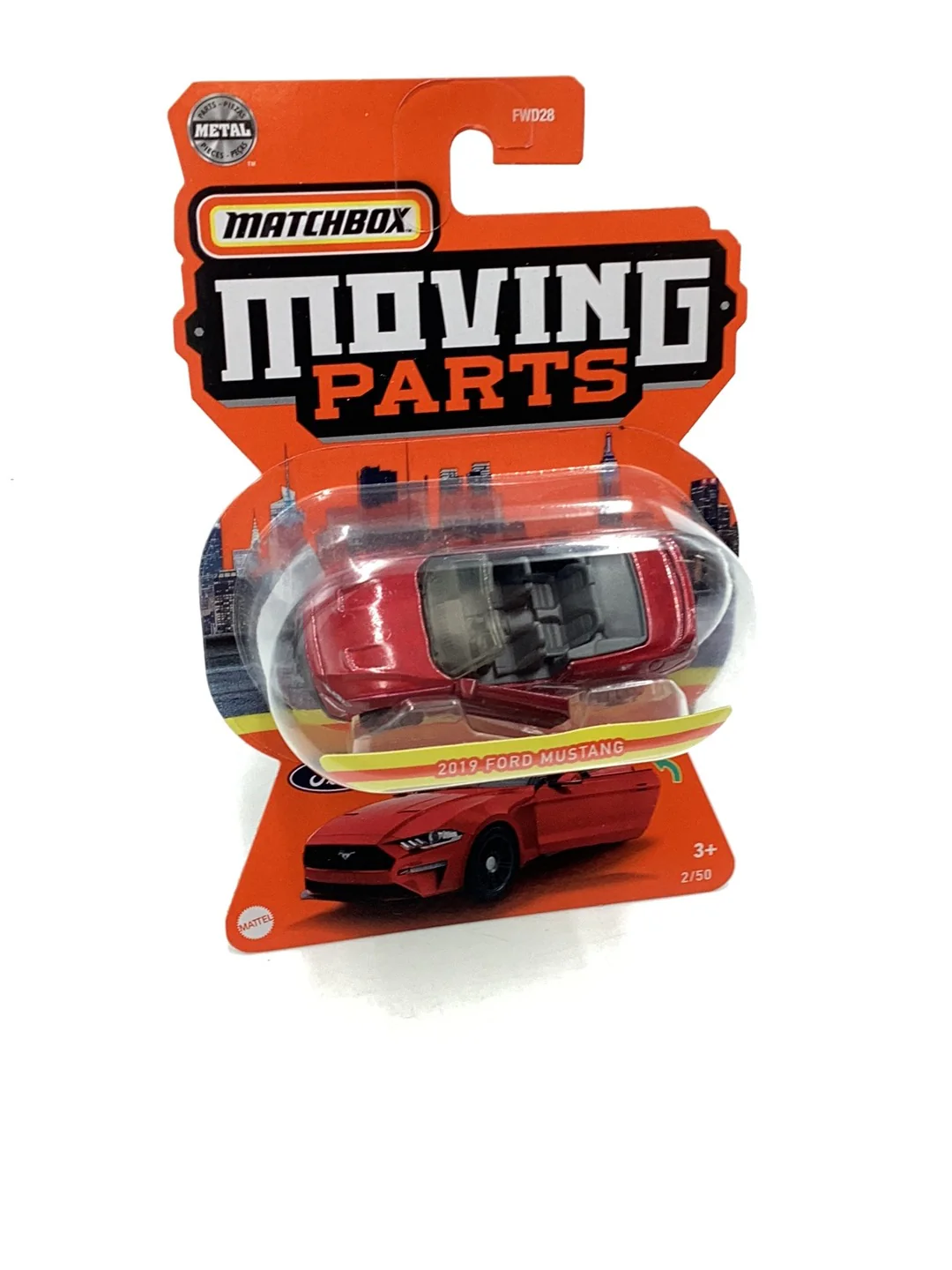 Matchbox Moving Parts 2019 Ford Mustang 2/50 165I - Image 3