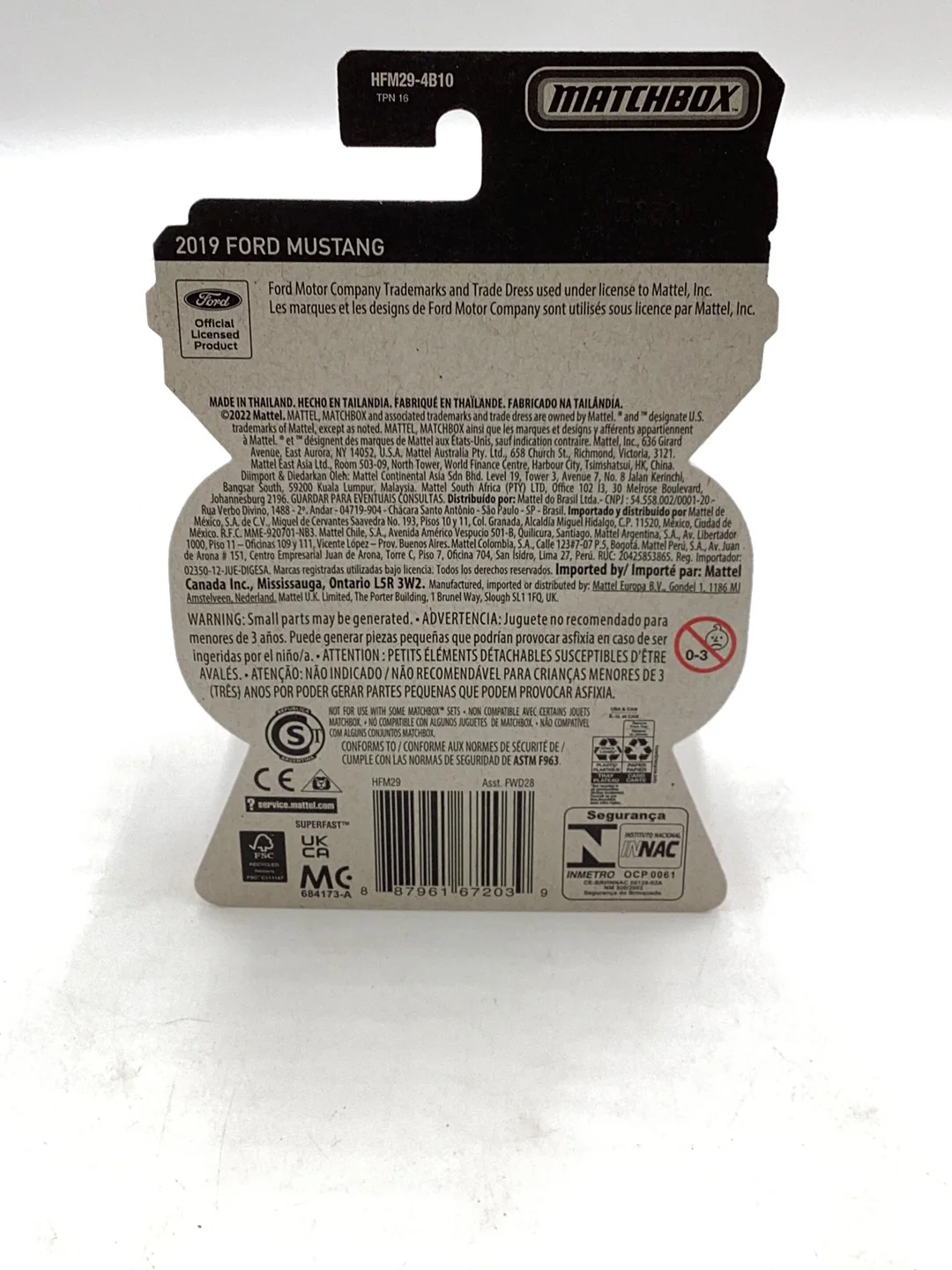 Matchbox Moving Parts 2019 Ford Mustang 2/50 165I - Image 4