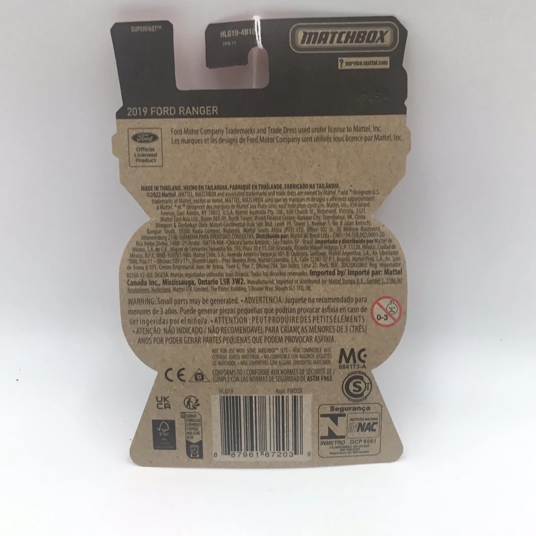 Matchbox Moving Parts  2019 Ford Ranger black 166A - Image 4