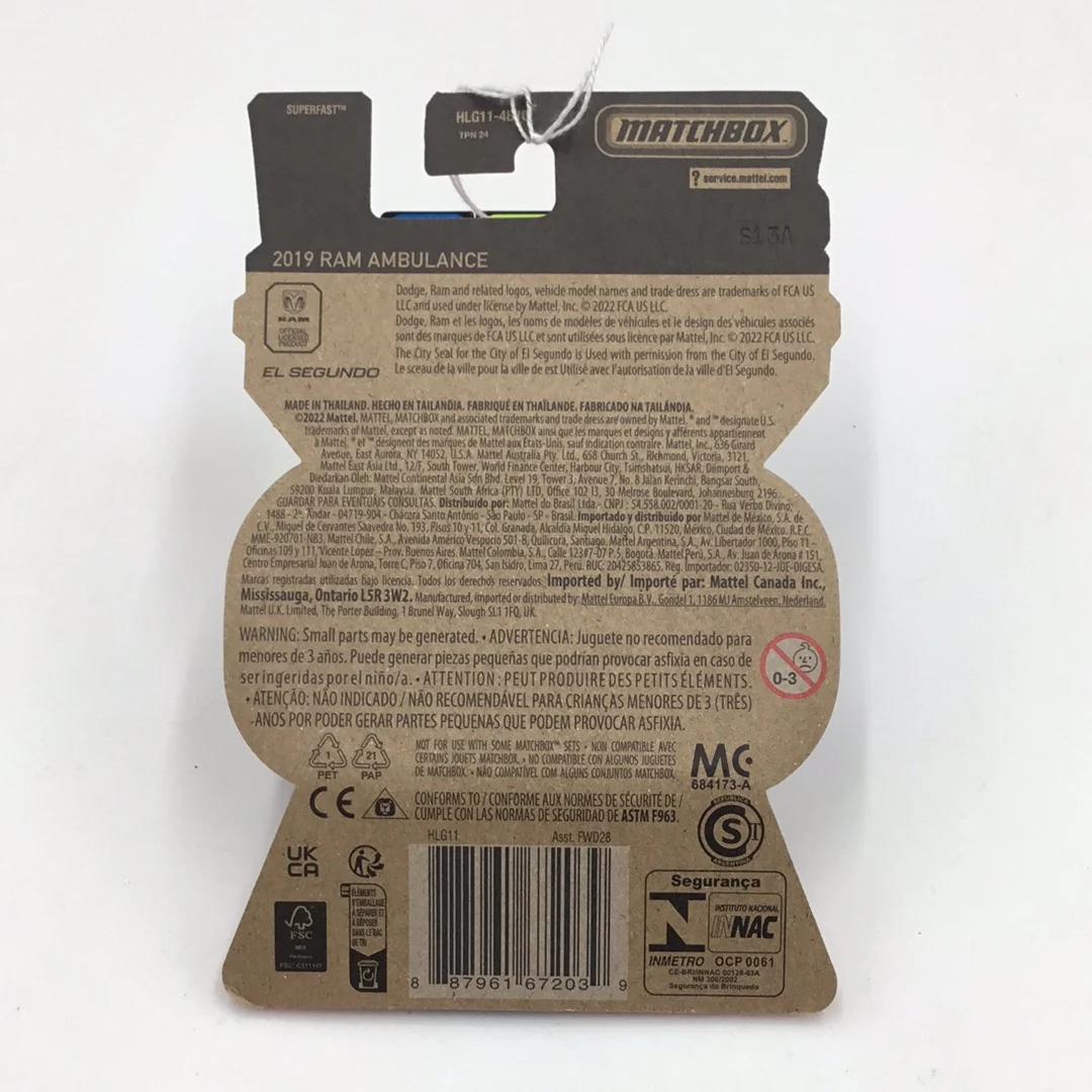 Matchbox Moving Parts 2019 Ram Ambulance - Image 5