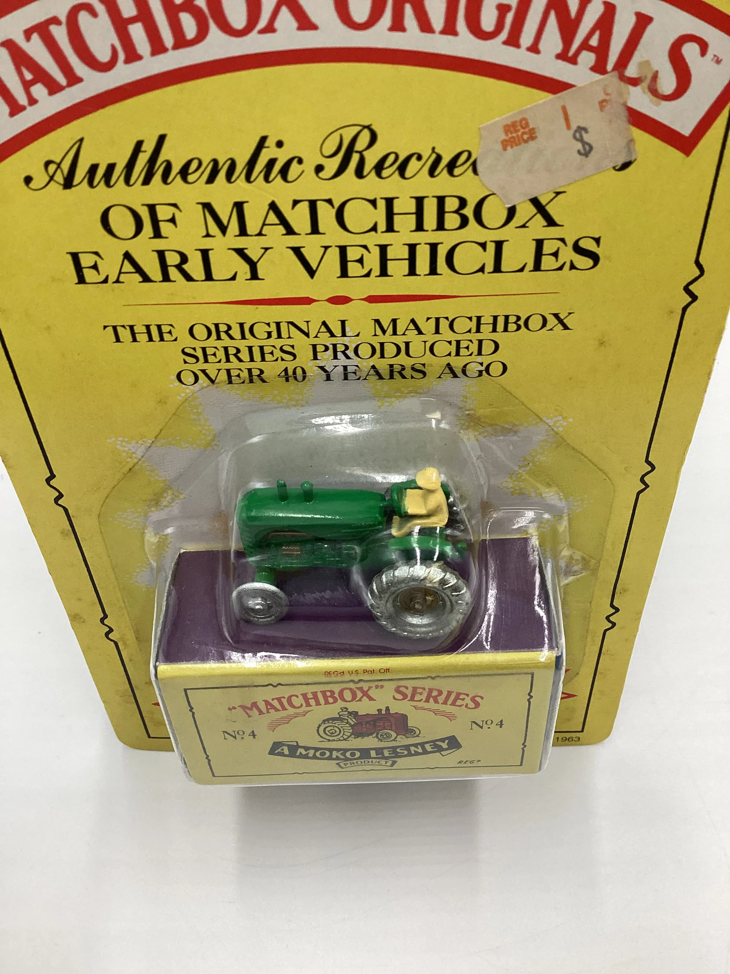 1992 Matchbox Originals No.4 Massey Harris Tractor Green (SR) - Image 6
