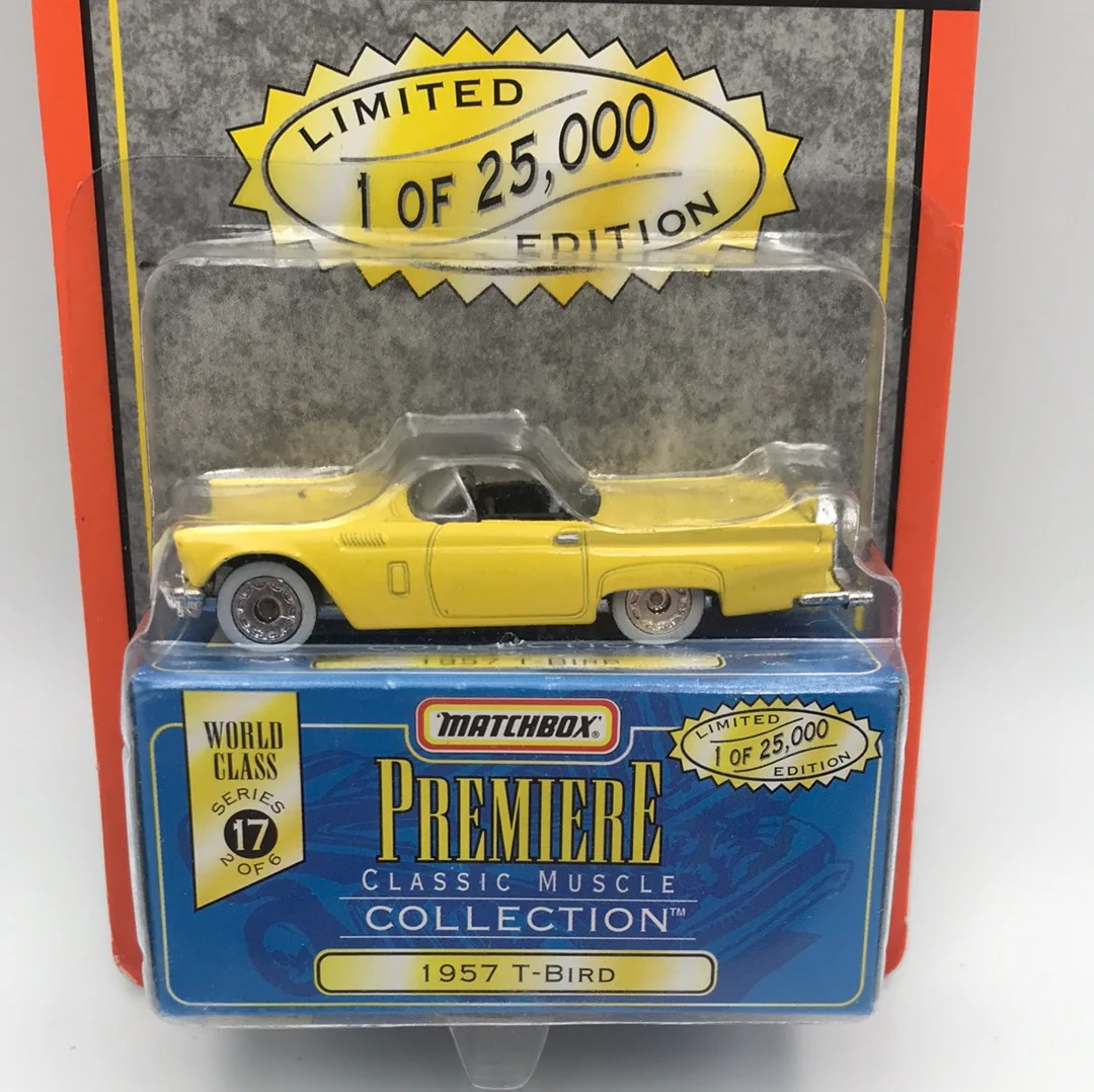 Matchbox Premiere Classic Muscle Collection series 17 1957 T-Bird Yellow 5C2 - Image 2