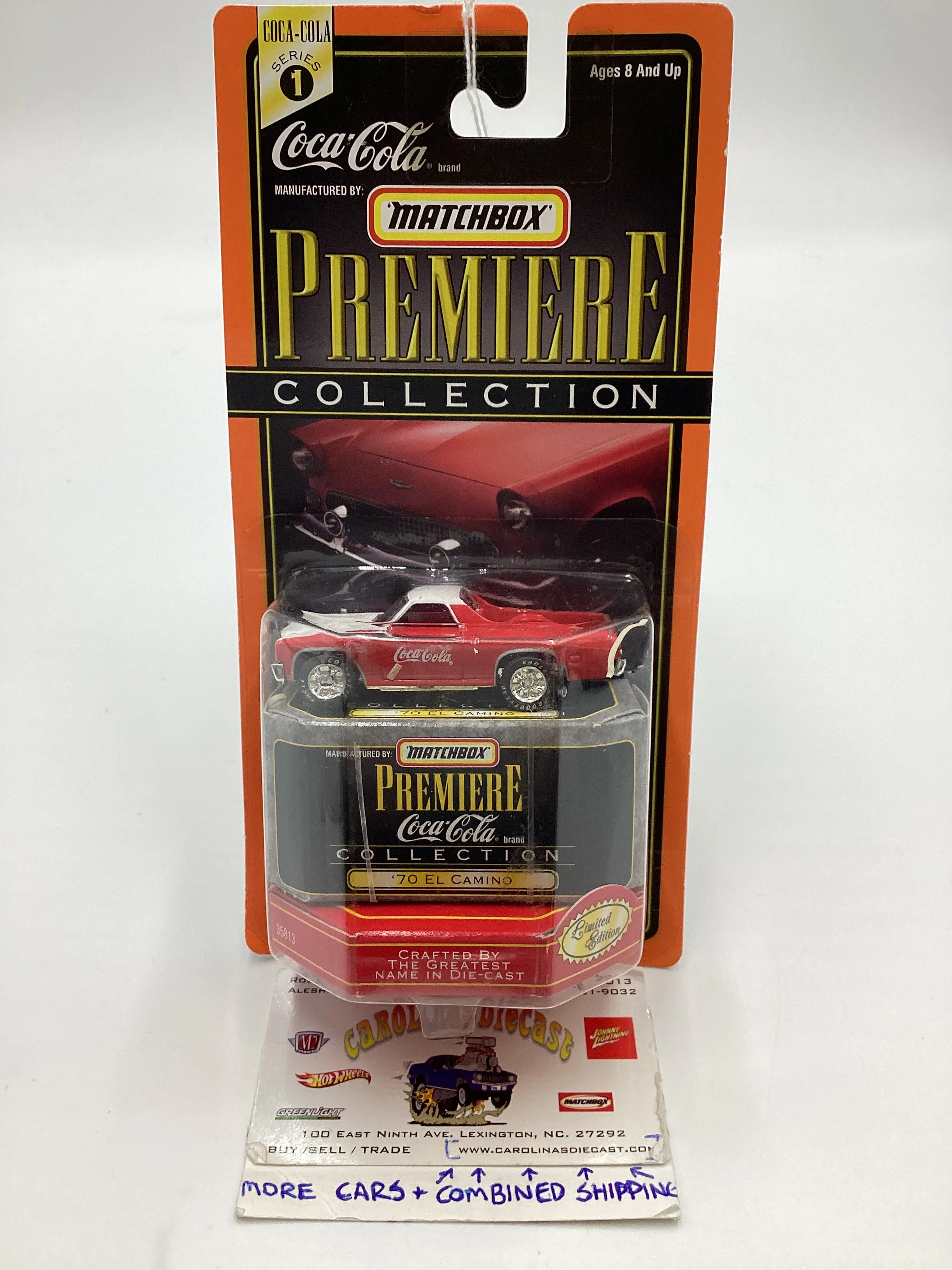 Matchbox Premiere Coca Cola 70 El Camino Red (SR)