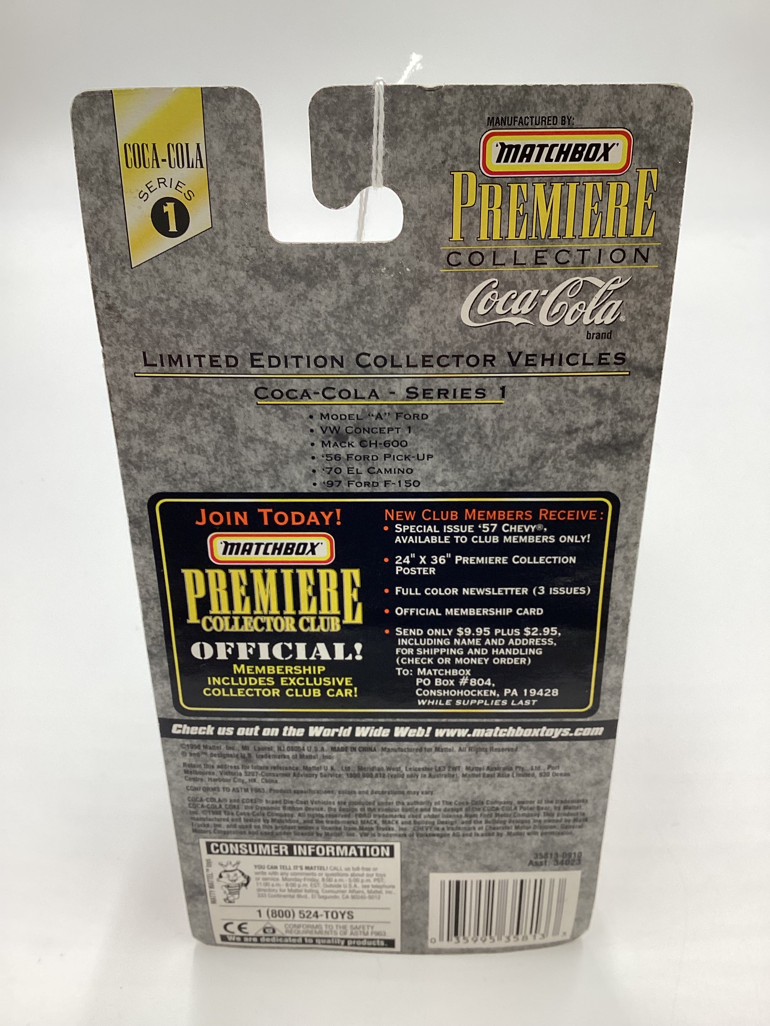 Matchbox Premiere Coca Cola 70 El Camino Red (SR) - Image 7