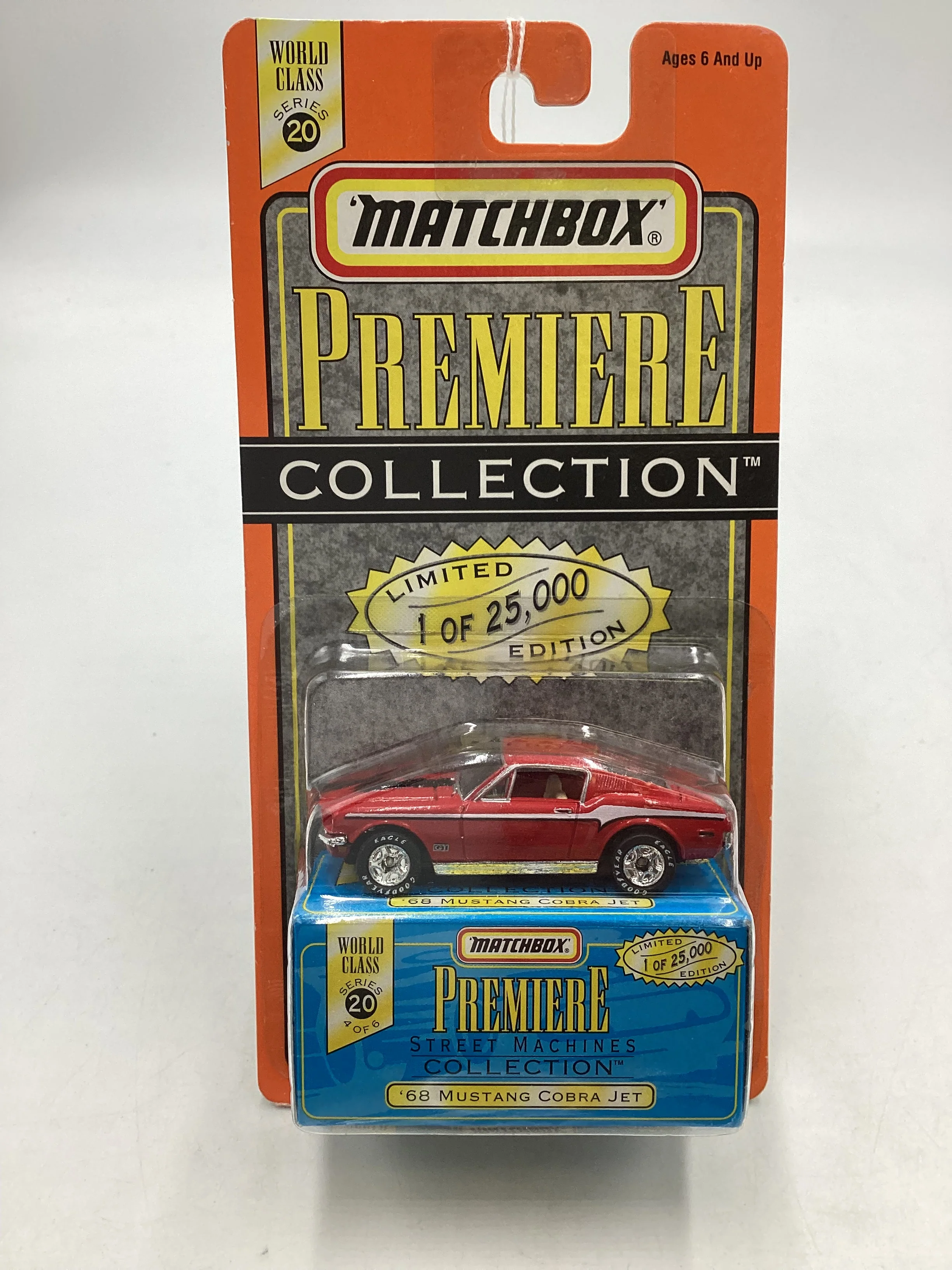 Matchbox Premiere Collection series 20 #4 68 Mustang Cobra Jet Red 172C - Image 2