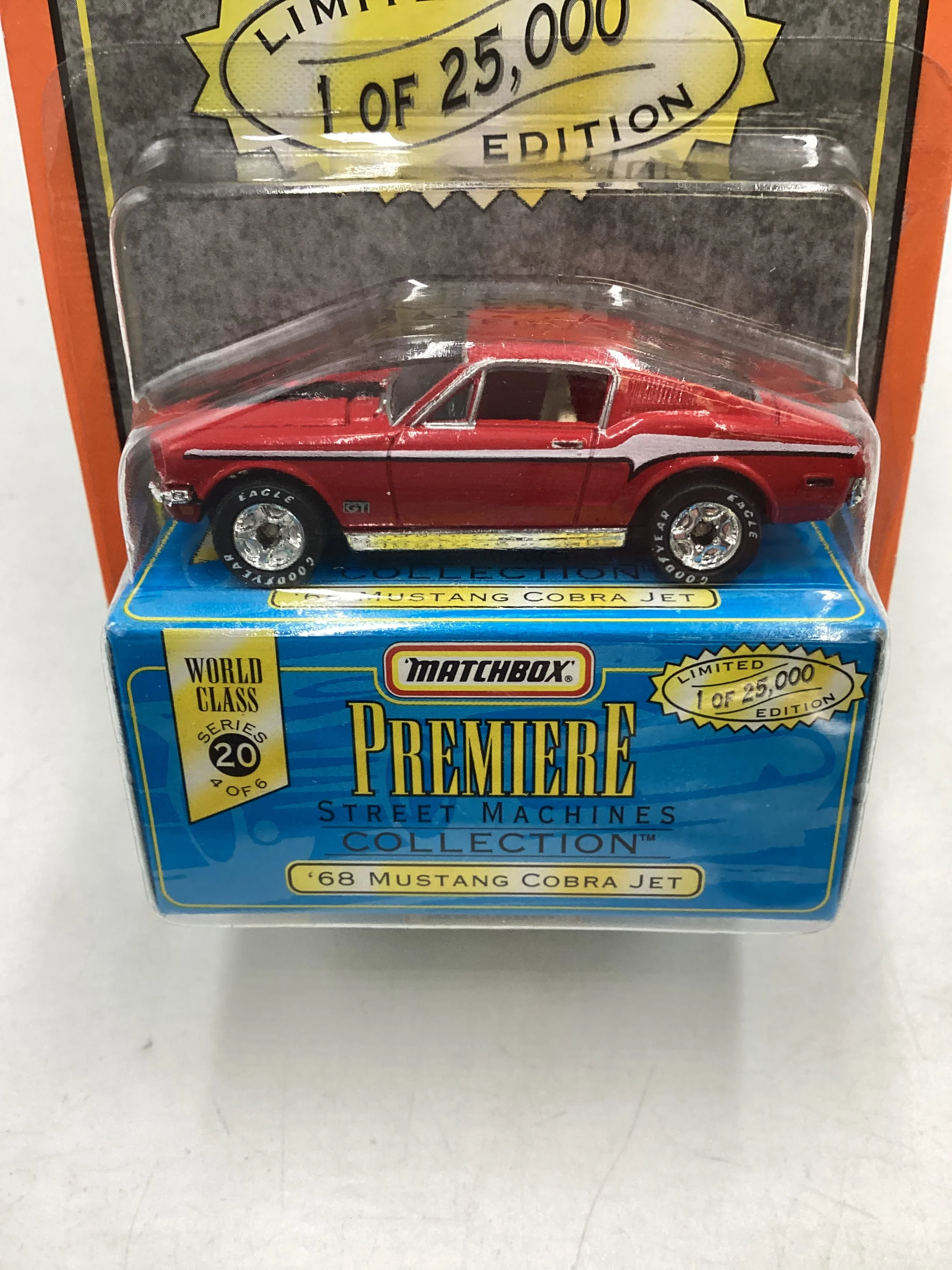 Matchbox Premiere Collection series 20 #4 68 Mustang Cobra Jet Red 172C - Image 3