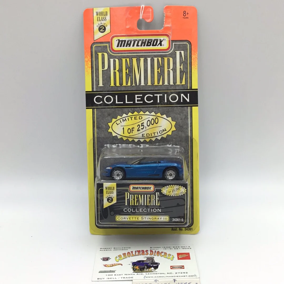Matchbox Premiere series 2 Corvette Stingray III blue 212B