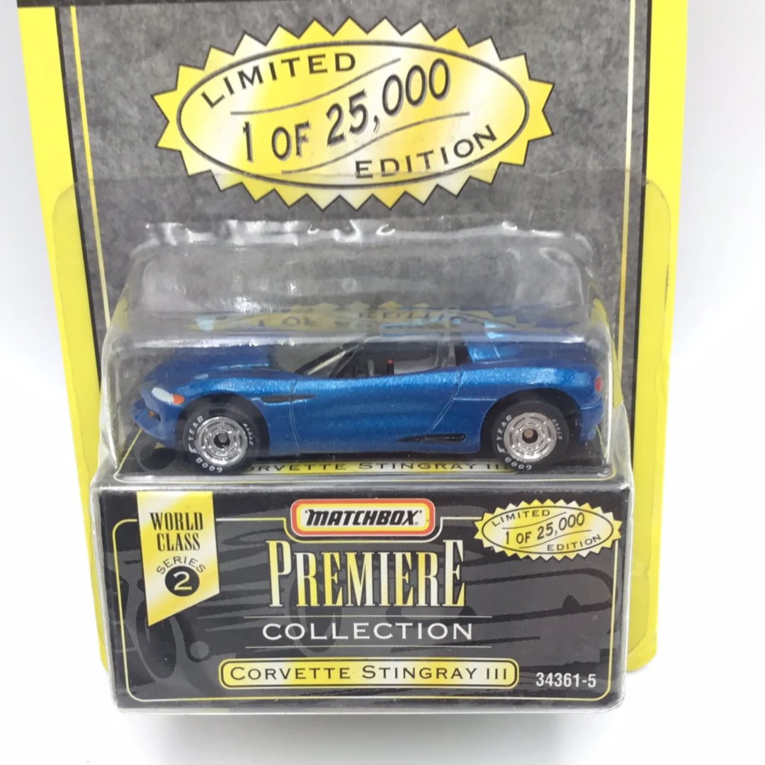Matchbox Premiere series 2 Corvette Stingray III blue 212B - Image 2