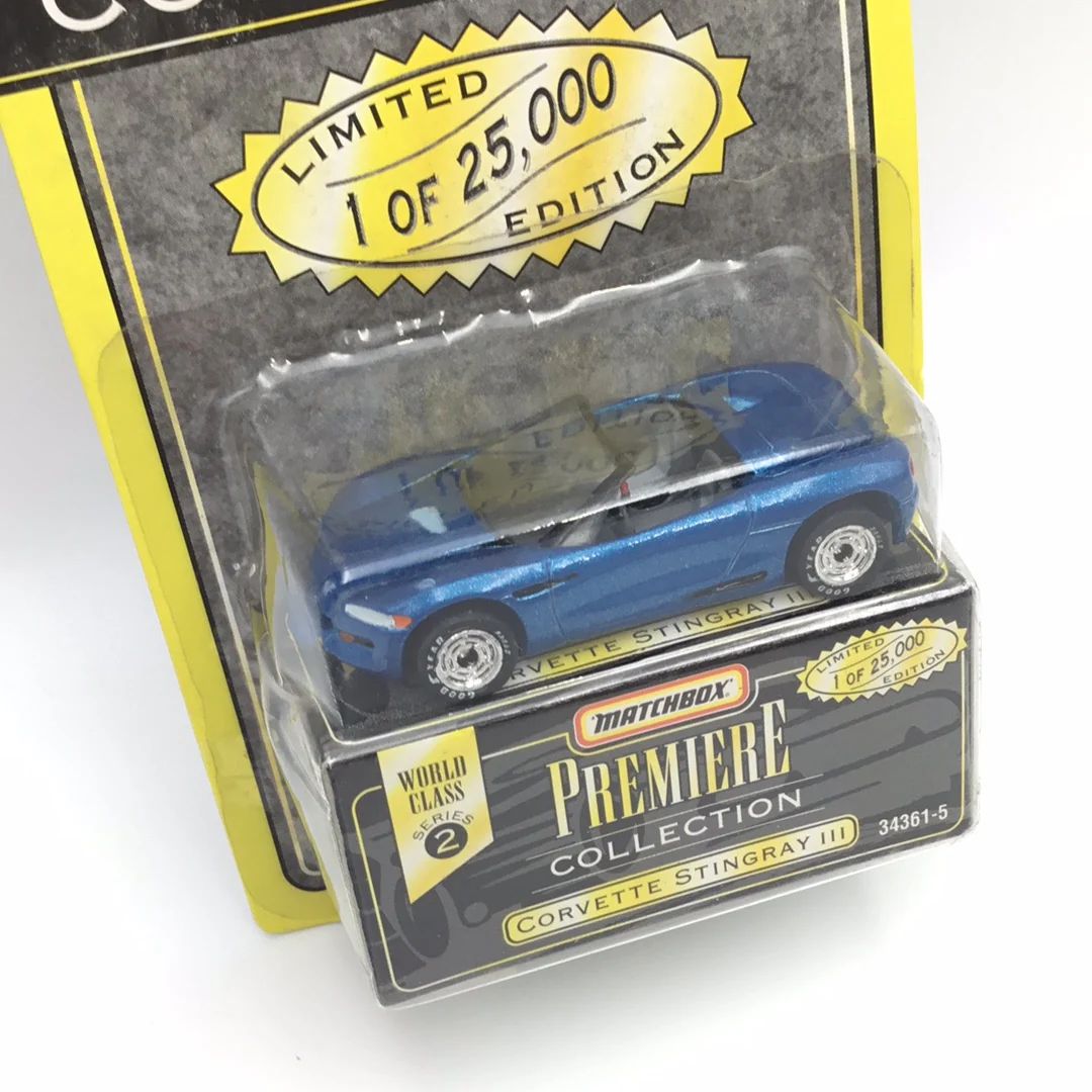 Matchbox Premiere series 2 Corvette Stingray III blue 212B - Image 3