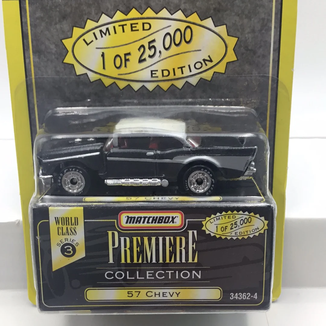 Matchbox Premiere series 3 ‘57 Chevy black 5C2 - Image 2