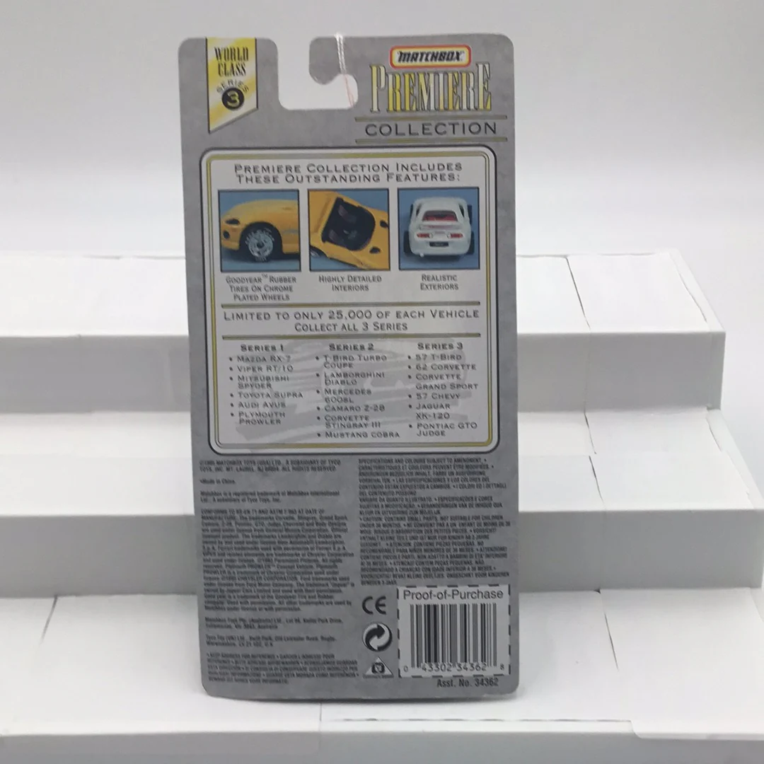 Matchbox Premiere series 3 Corvette Grand Sport blue 5A5 - Image 4