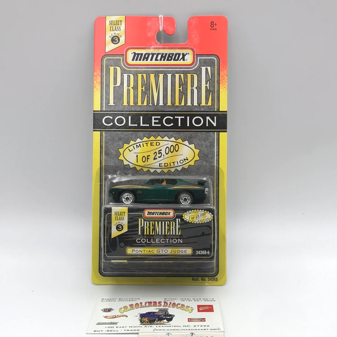 Matchbox Premiere series 3 Pontiac GTO Judge green 173C