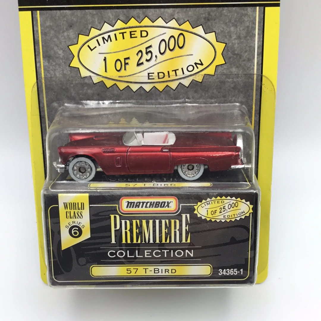Matchbox Premiere series 6 57 T-Bird Red 212D - Image 2
