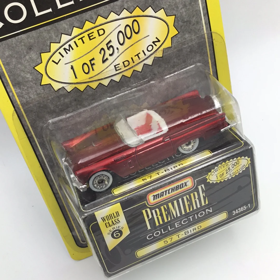 Matchbox Premiere series 6 57 T-Bird Red 212D - Image 3