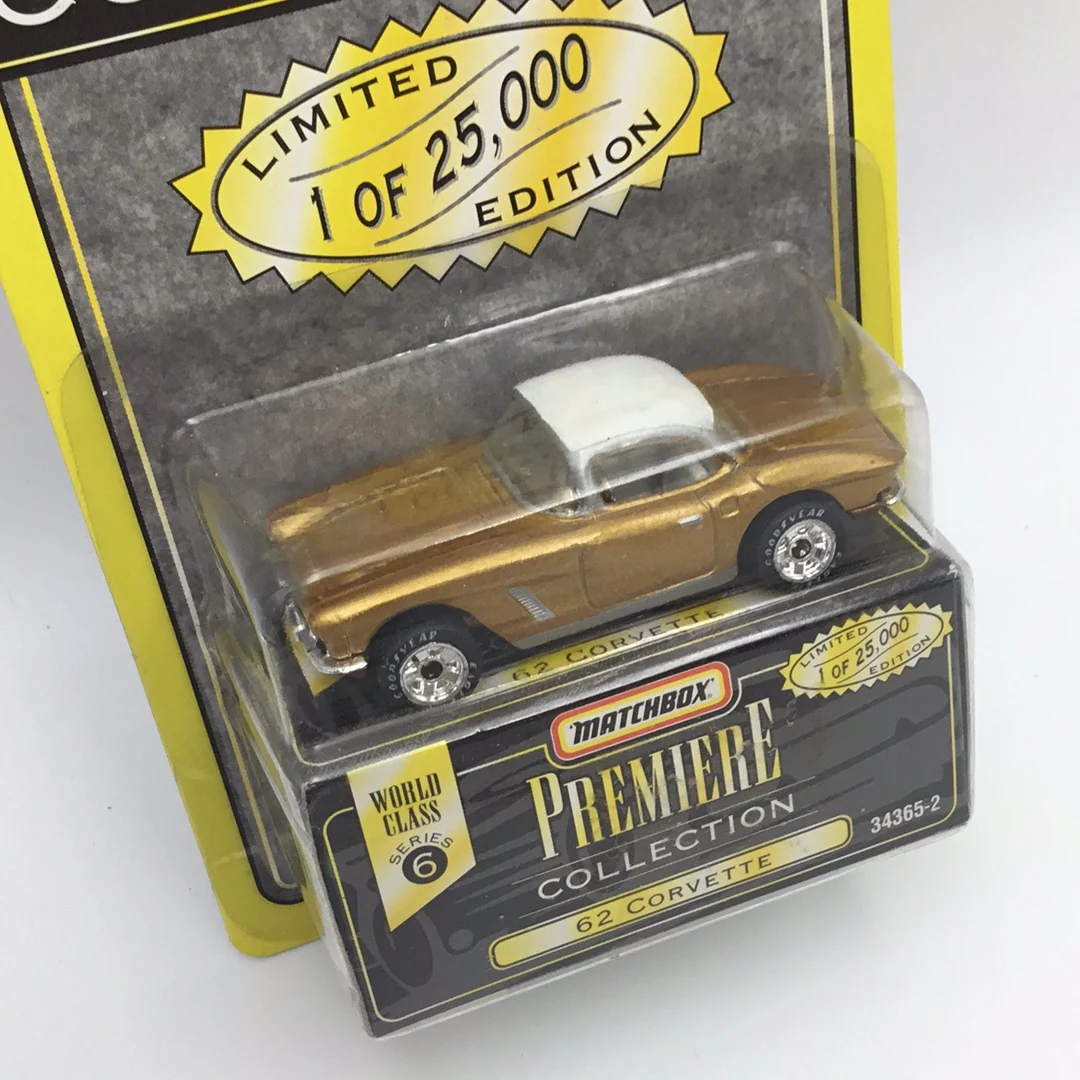 Matchbox Premiere series 6 ‘62 corvette gold 5C5 - Image 3
