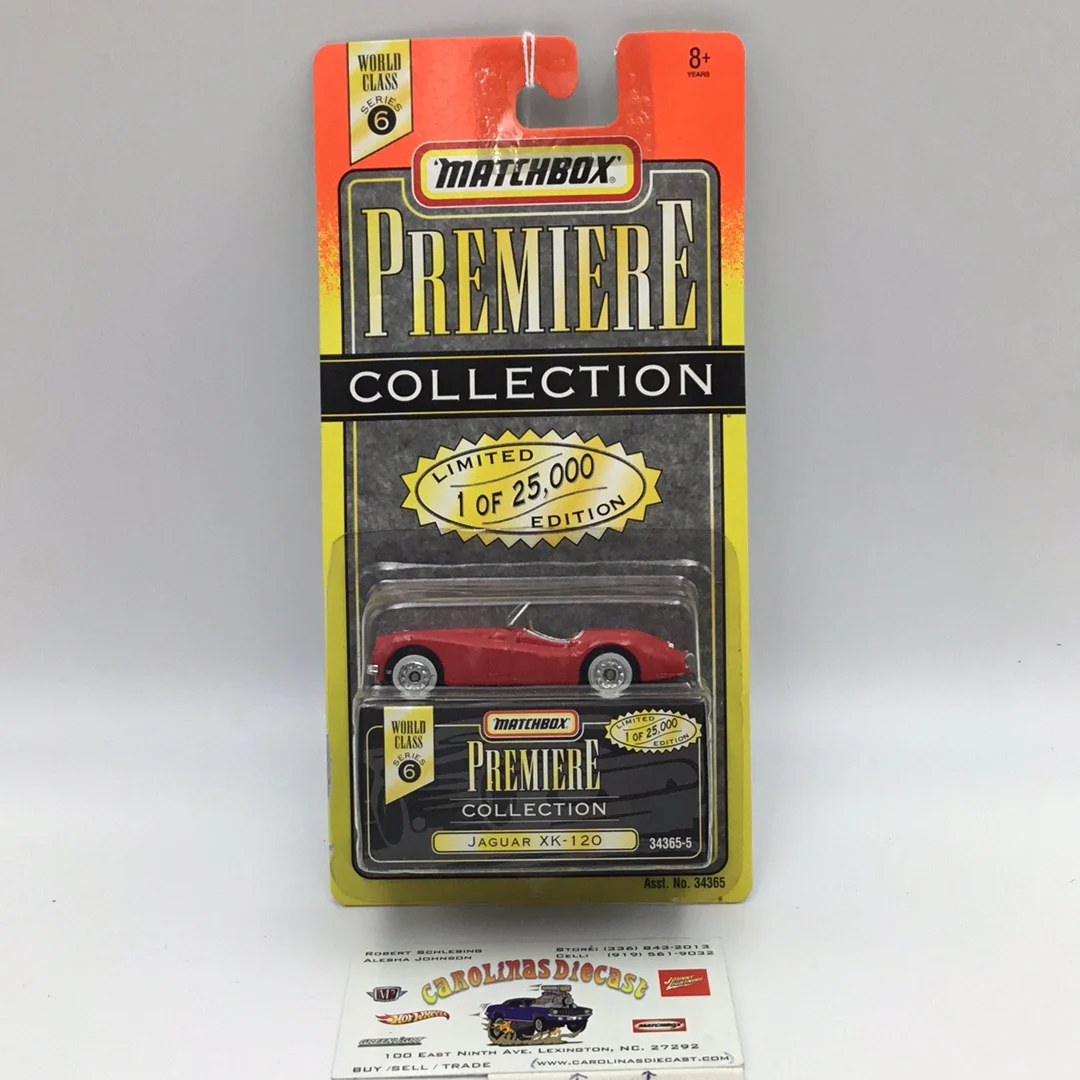 Matchbox Premiere series 6 Jaguar XK-120 red 5E7