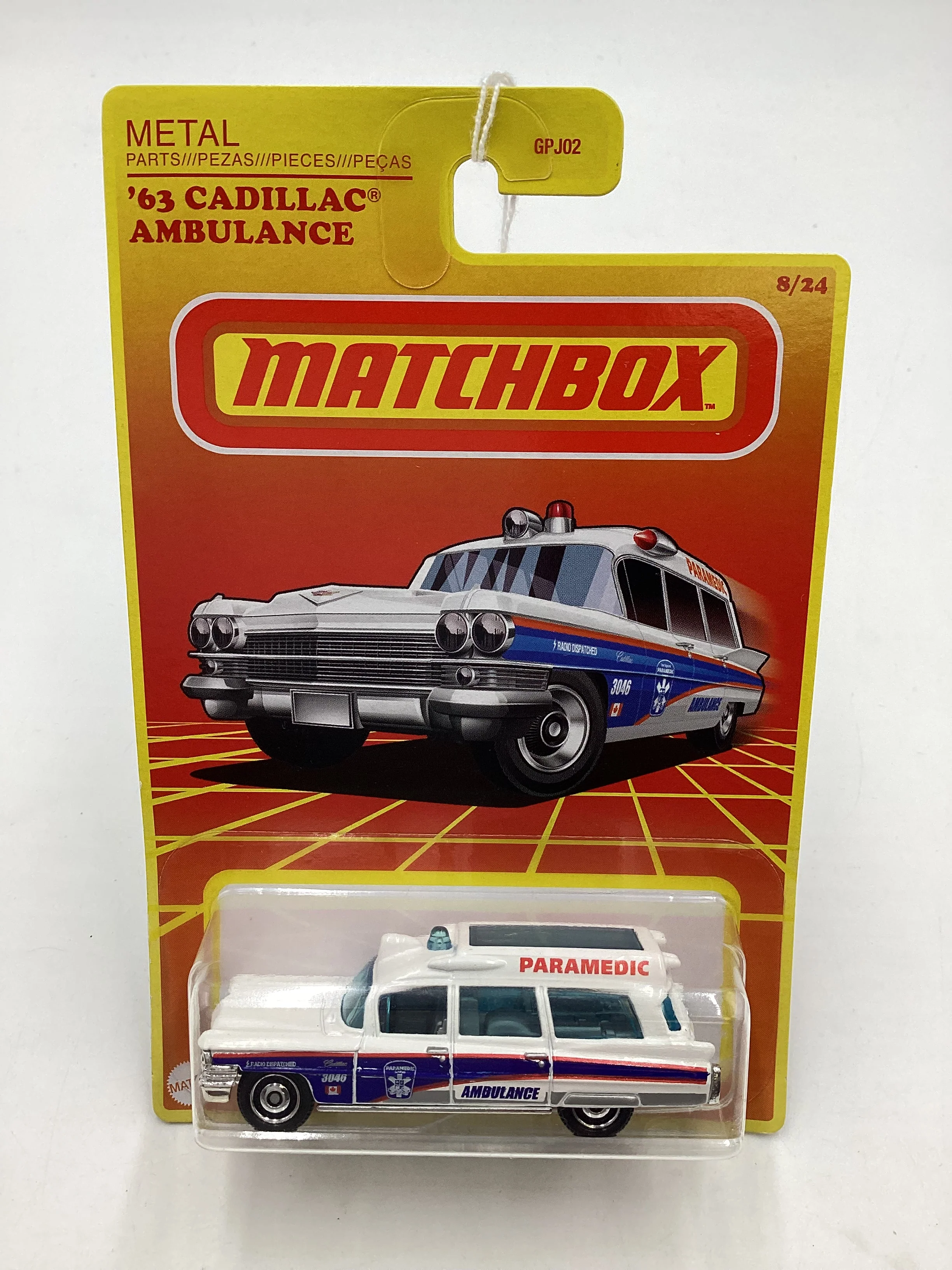 Matchbox Retro Series #8 63 Cadillac Ambulance 161B - Image 2