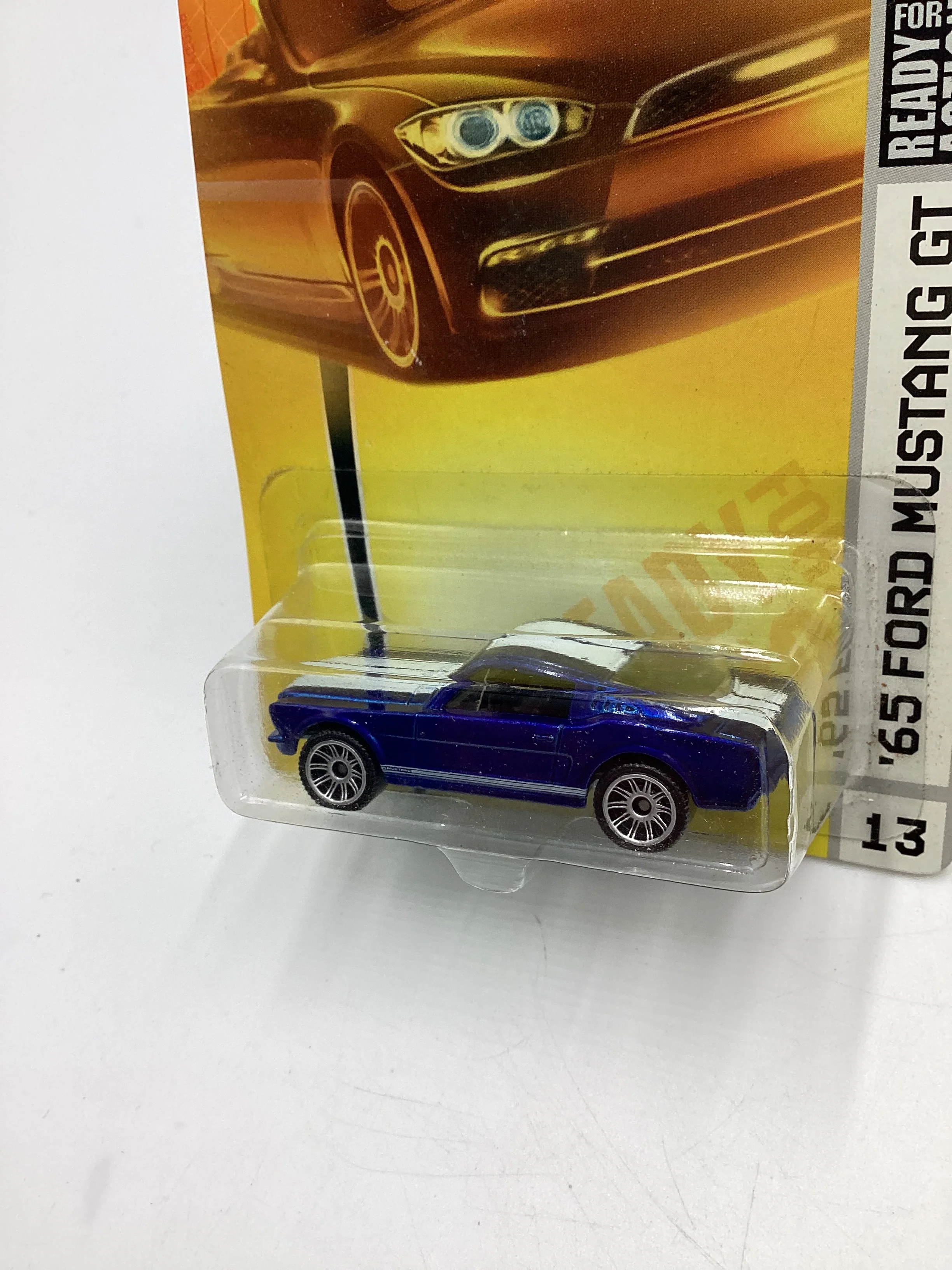 Matchbox Sports Cars #13 65 Ford Mustang Blue 208A - Image 4