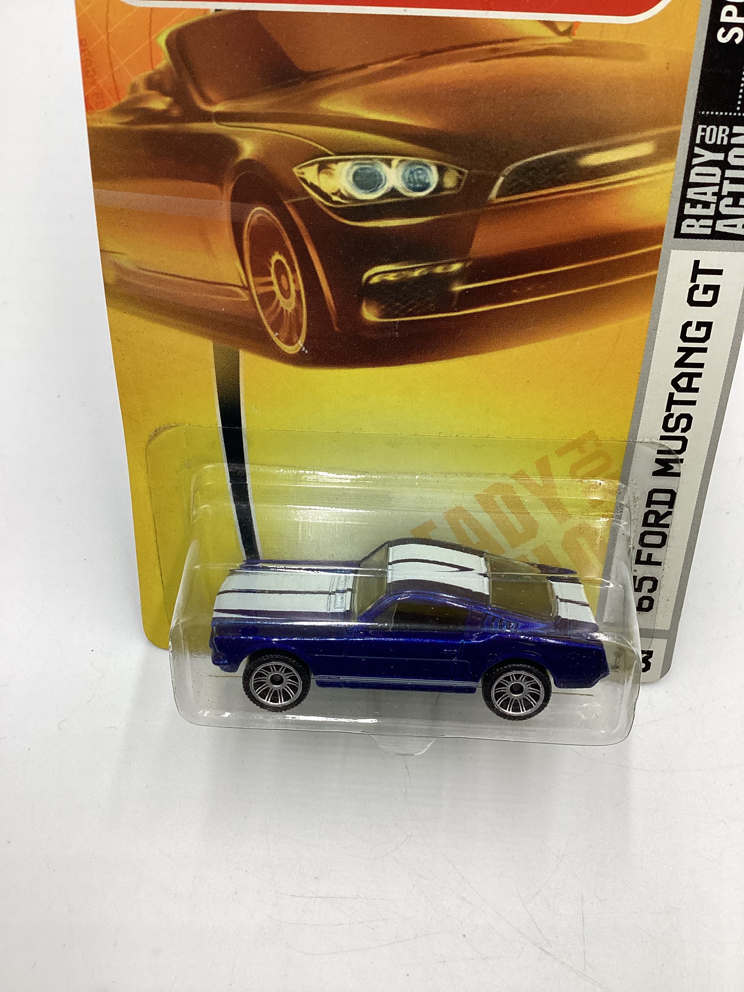 Matchbox Sports Cars #13 65 Ford Mustang Blue 208A - Image 6