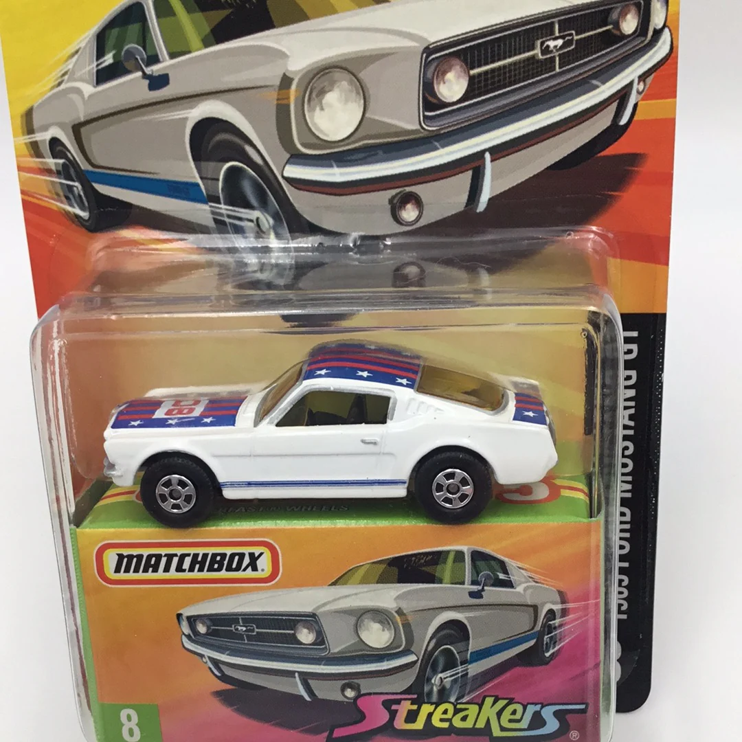 Matchbox Streakers #8 1965 Ford Mustang GT White (R3) - Image 2