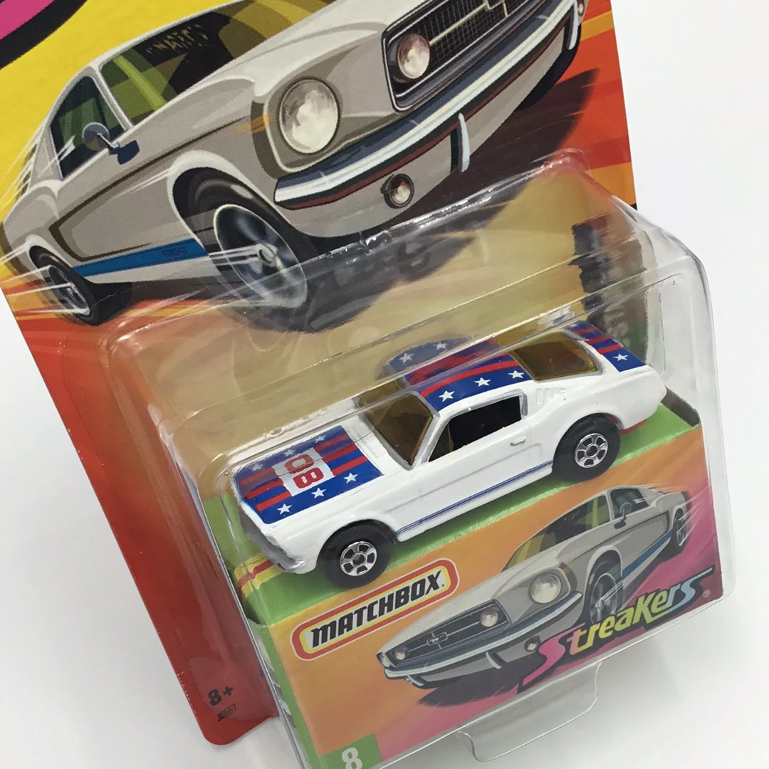 Matchbox Streakers #8 1965 Ford Mustang GT White (R3) - Image 3