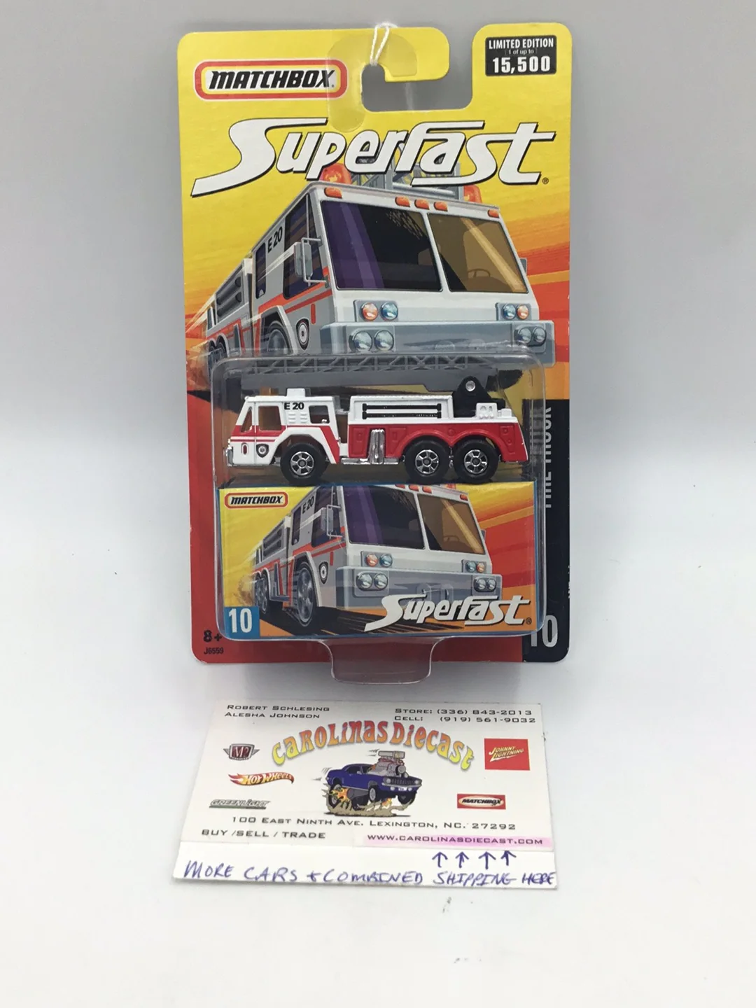Matchbox Superfast #10 Fire Truck T1