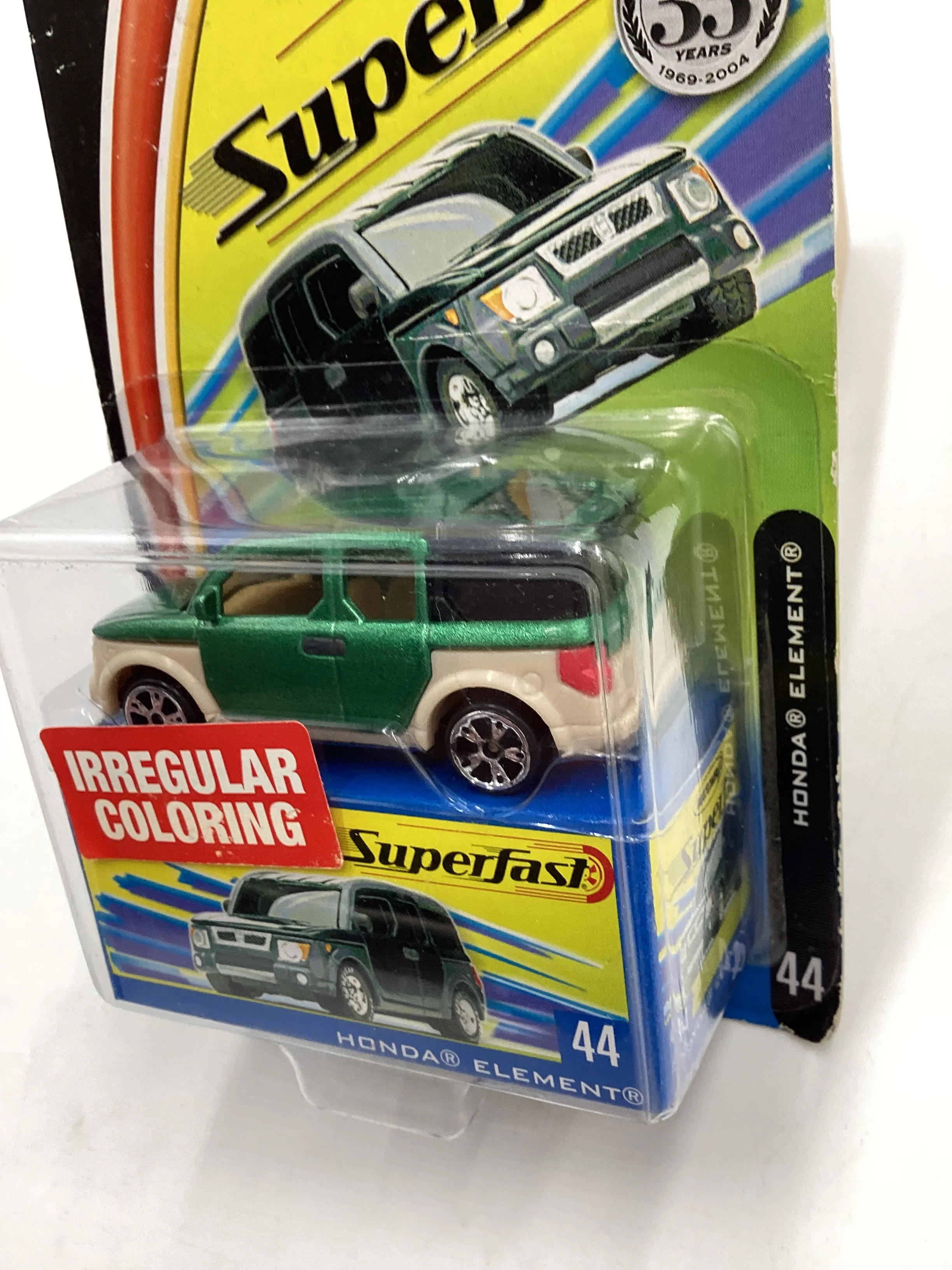 Matchbox Superfast #44 *Veins* Honda Element HTF green - Image 2